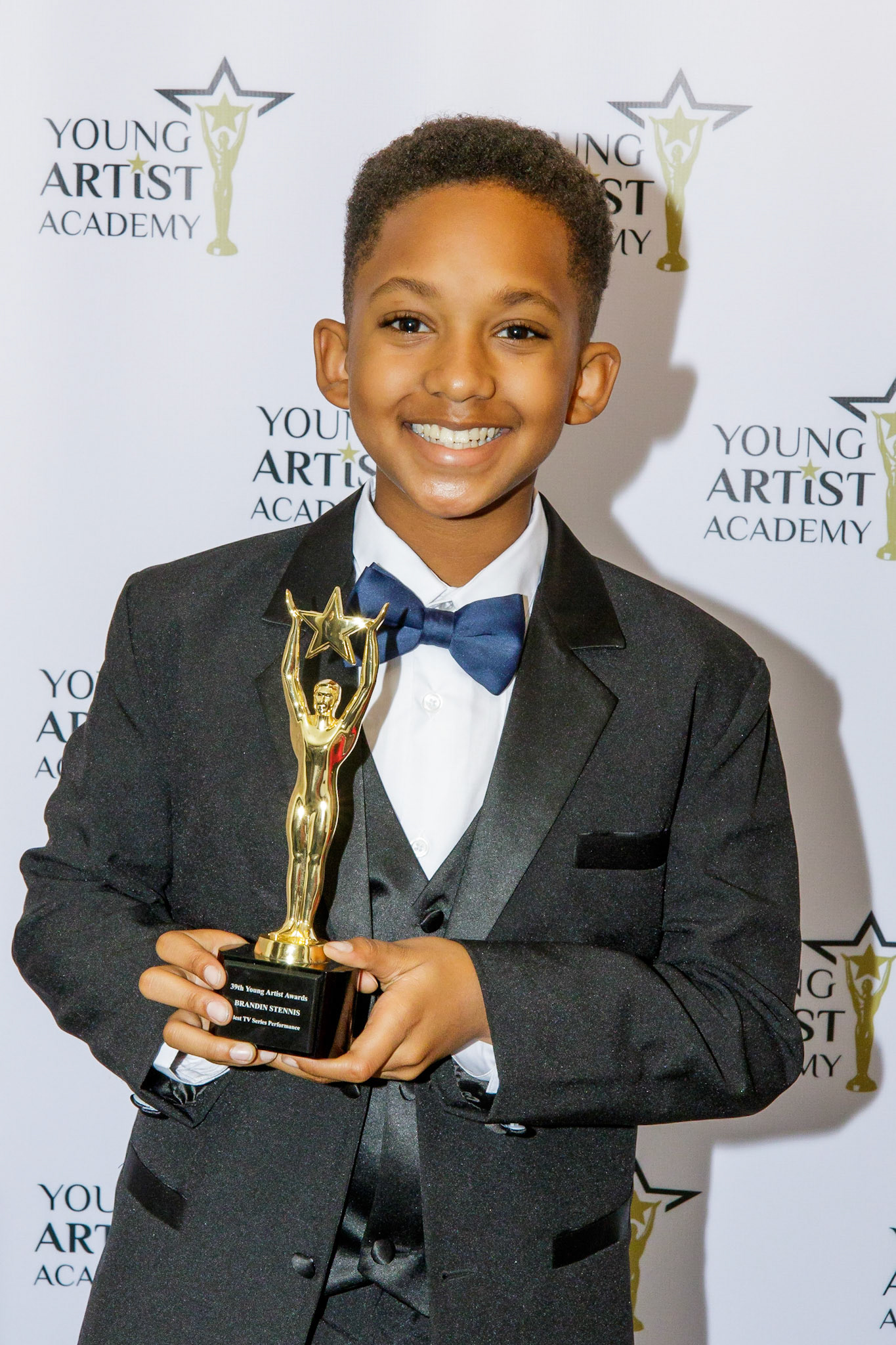 BRANDIN STENNIS won for Best TV series performance at the 39th Young Artists Academy Awards in Los Angeles, California on July 14, 2018