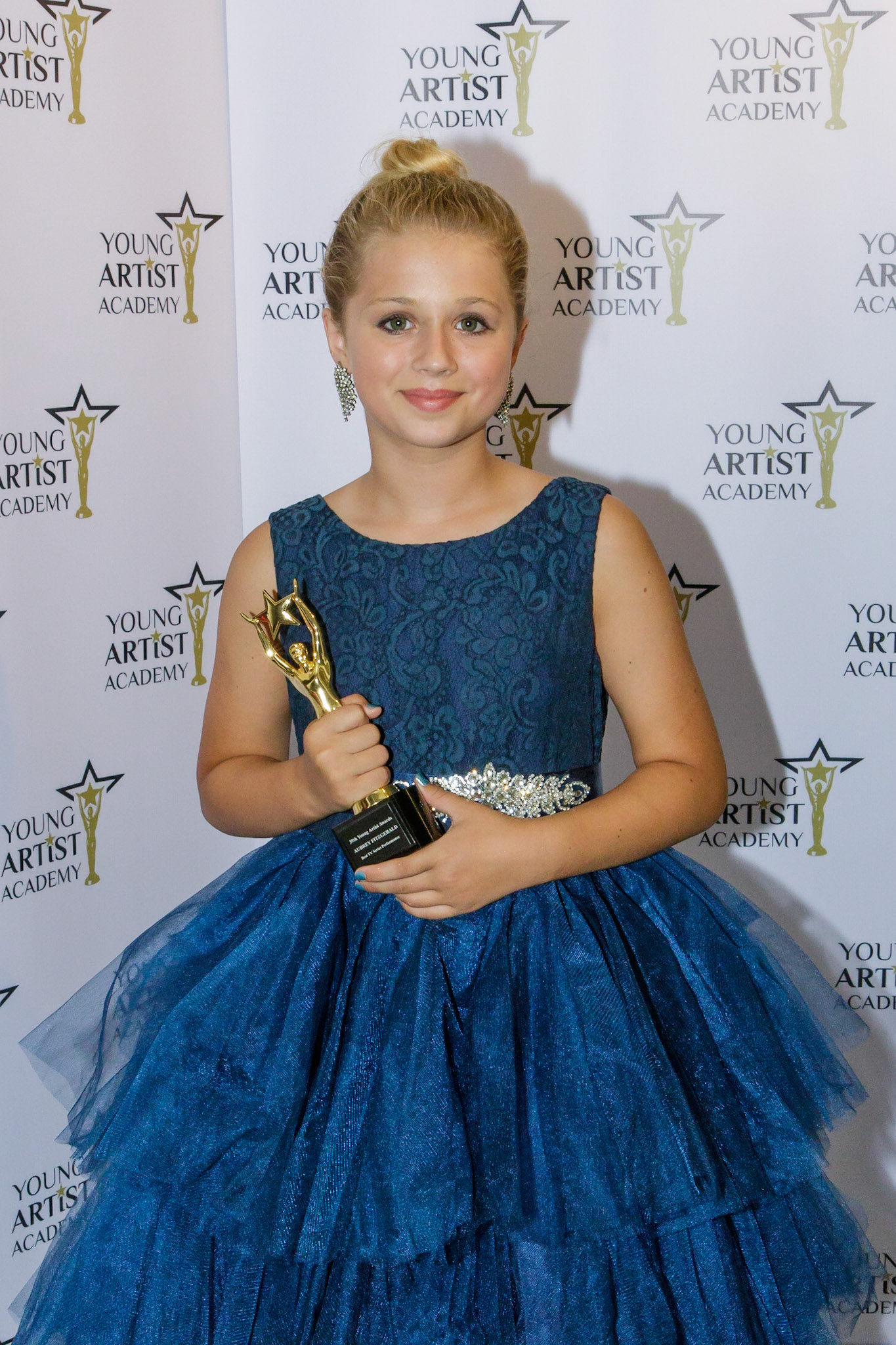 AUBREY FITZGERALD won for best TV series performance at the 39th Young Artists Academy Awards in Los Angeles, California on July 14, 2018