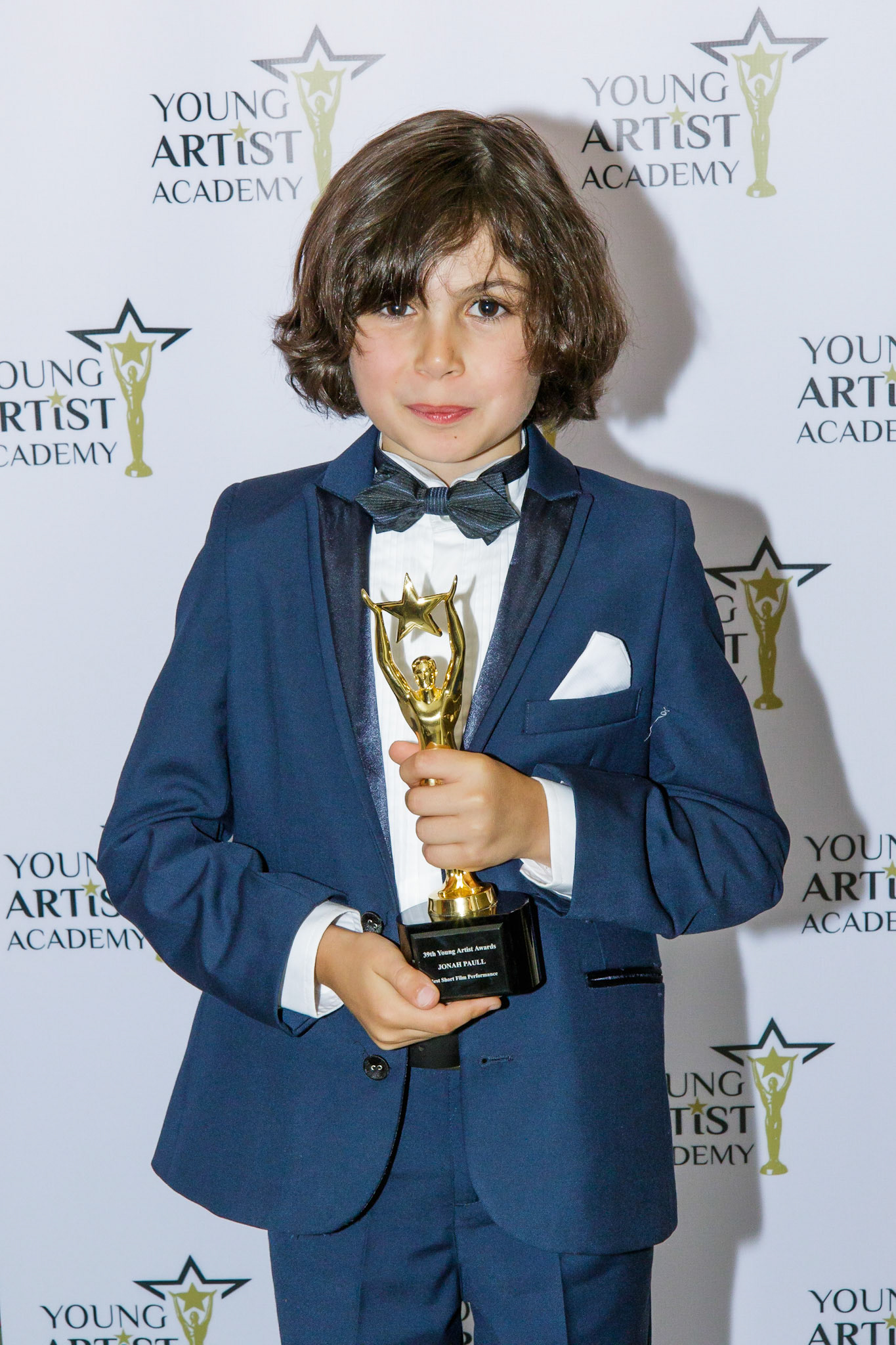 JONAH PAULL won for Best Short Film Performance at the 39th Young Artists Academy Awards in Los Angeles, California on July 14, 2018