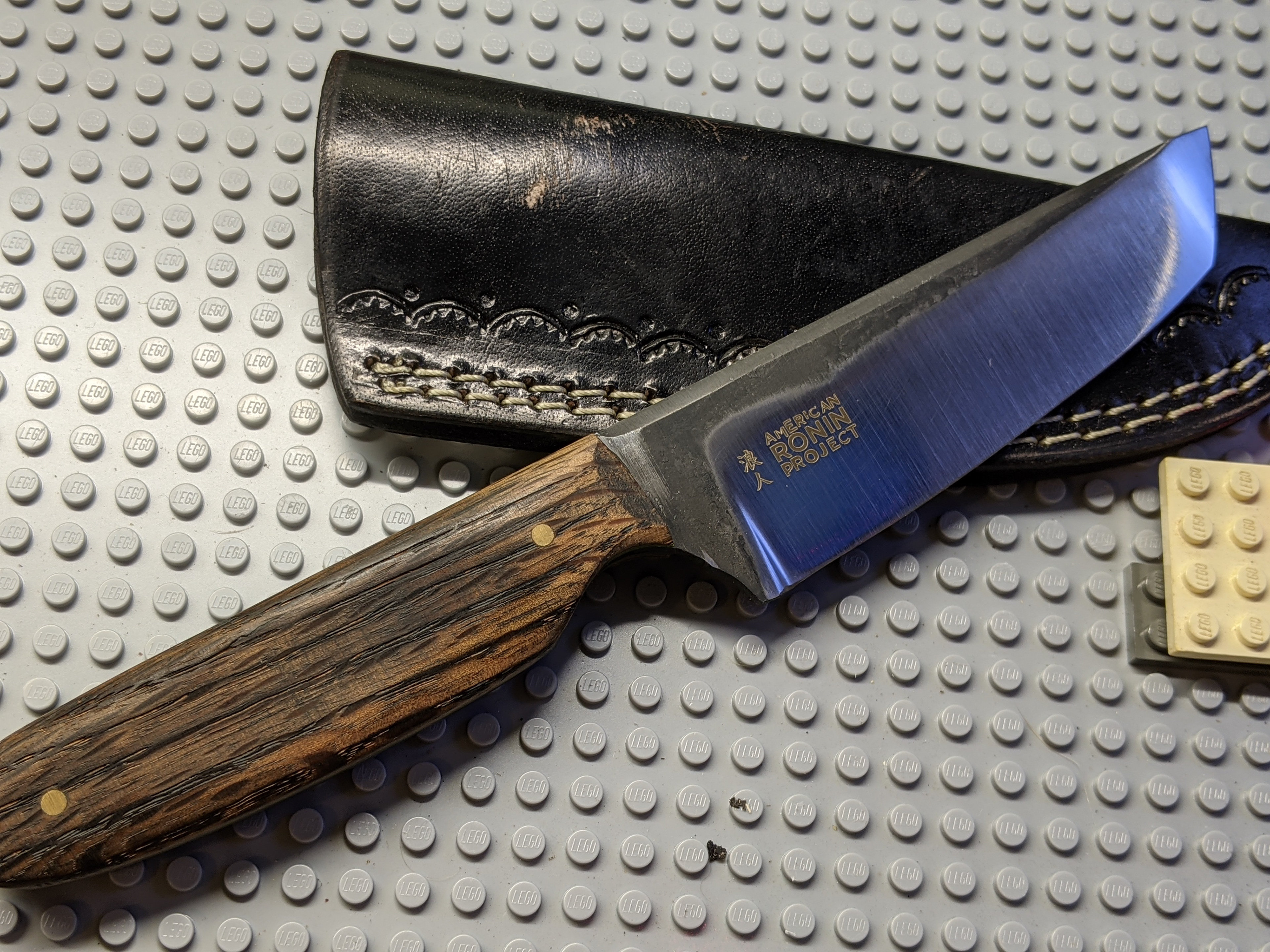 American Ronin Project Engraving-Brackin Blades Forge Tanto