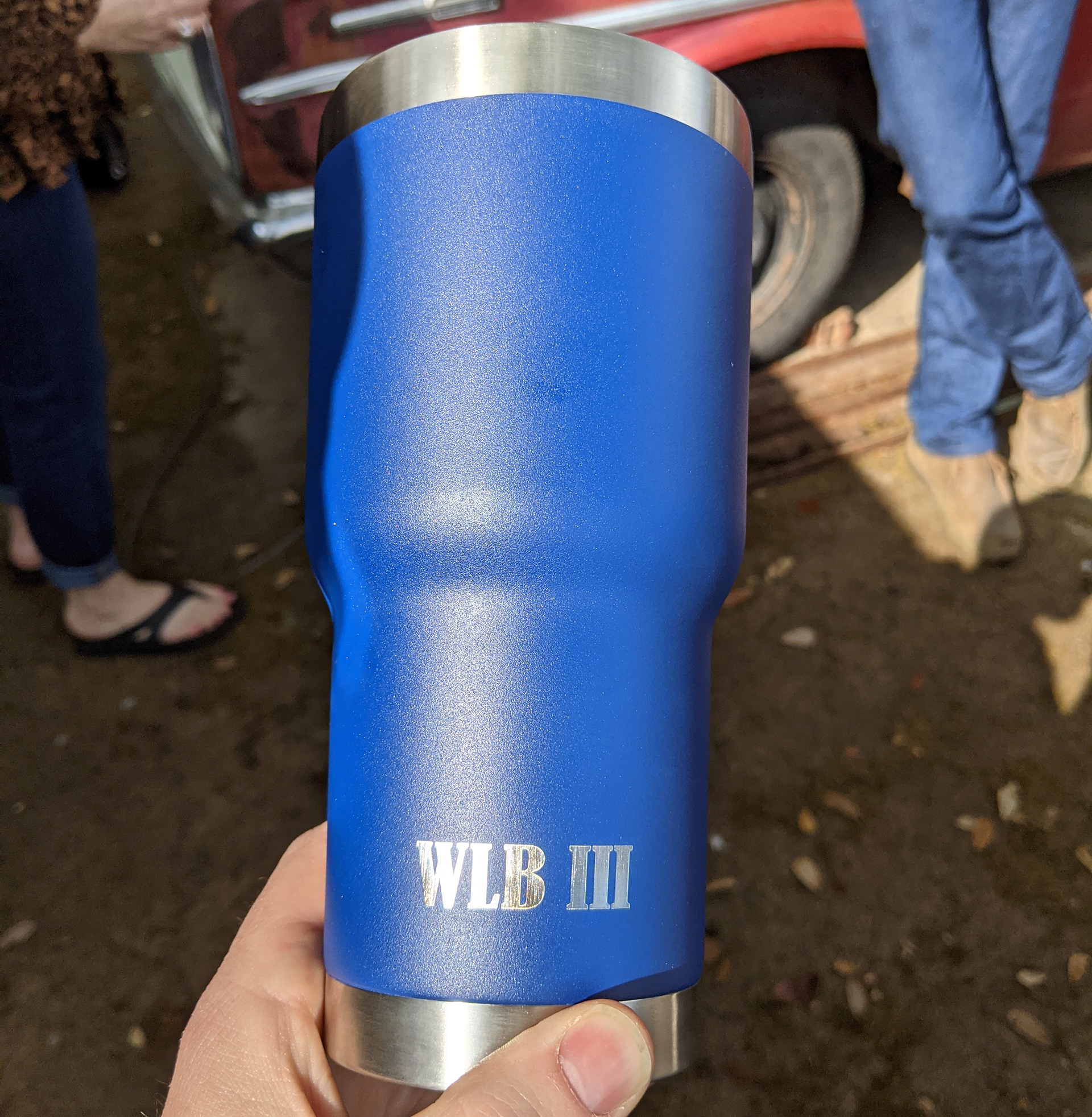 Custom tumbler engraving