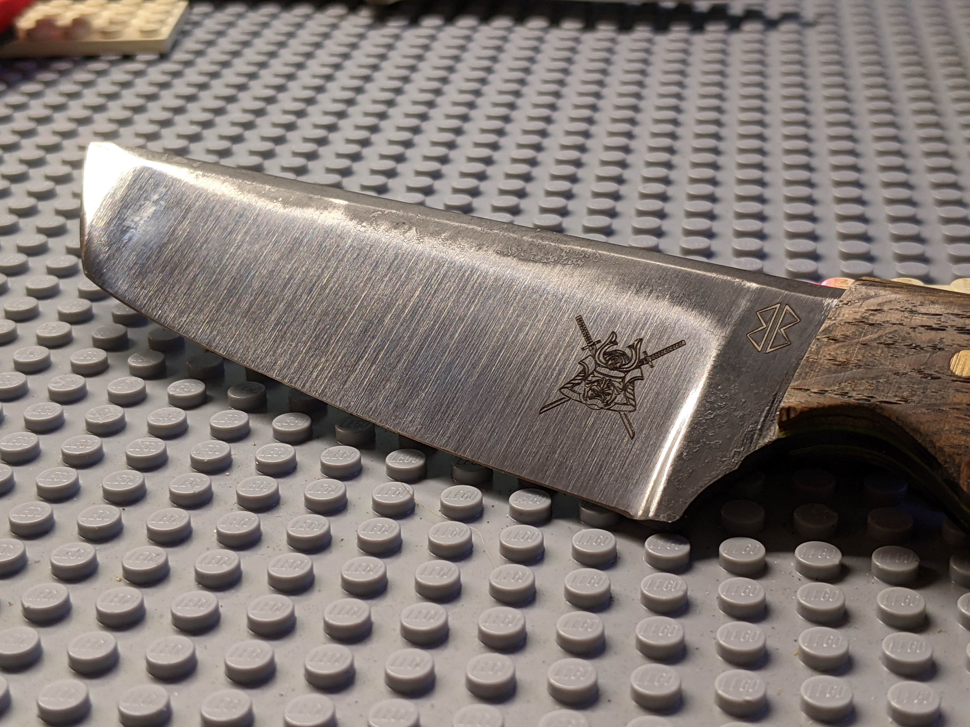 American Ronin Project Engraving-Brackin Blades Forge Tanto