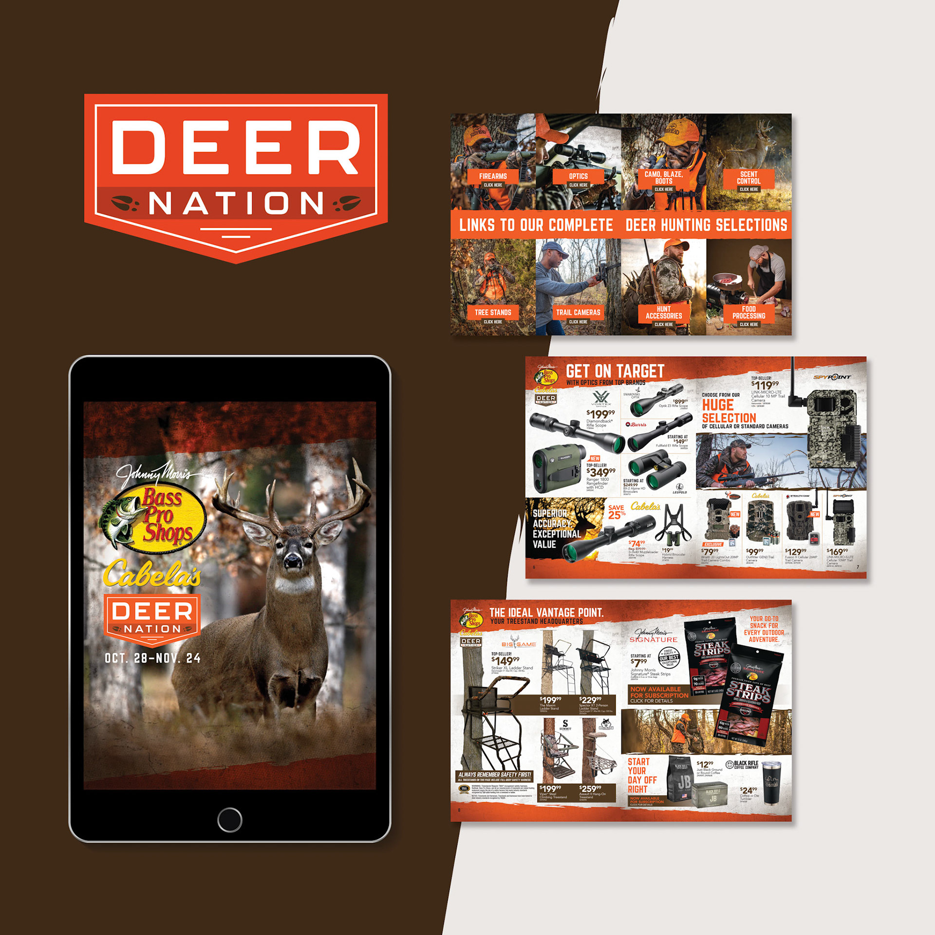 Bass Pro Shops - 2021 Deer Nation Online Catalog - Logo, Style Guide, and Layout Design