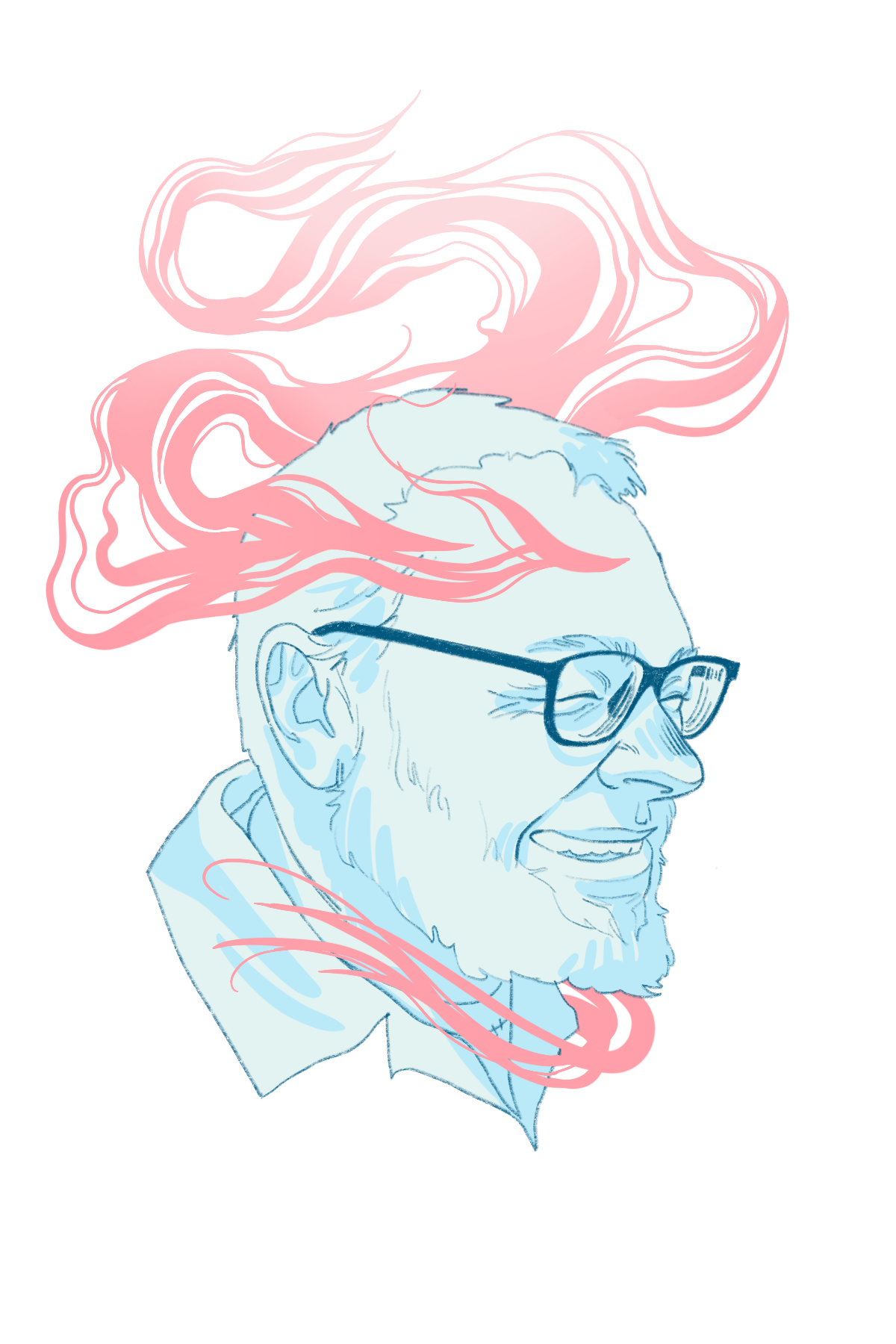 "Dr. Coltrin Sticker Design" Procreate, 2024