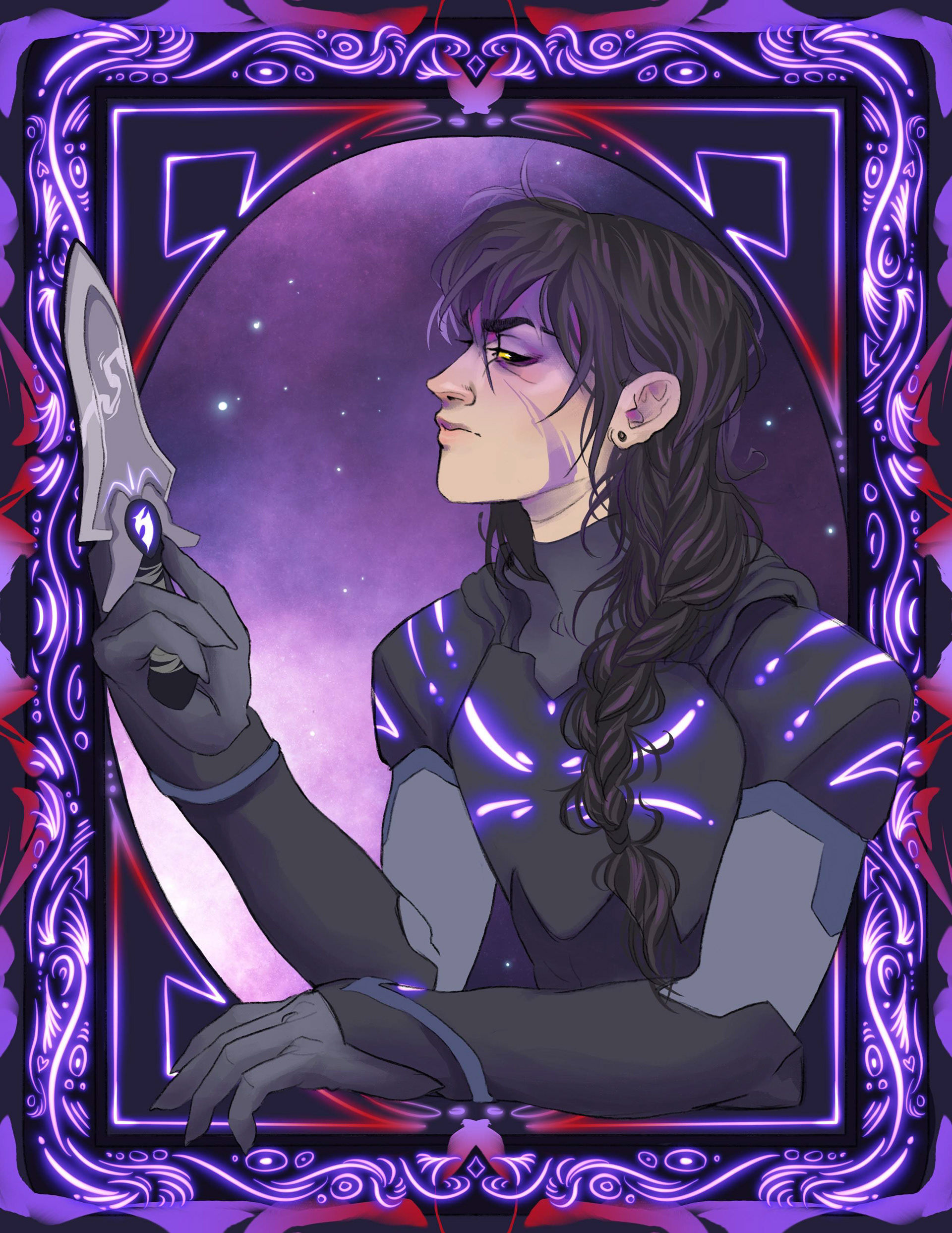 "The Blade" Procreate, 2023