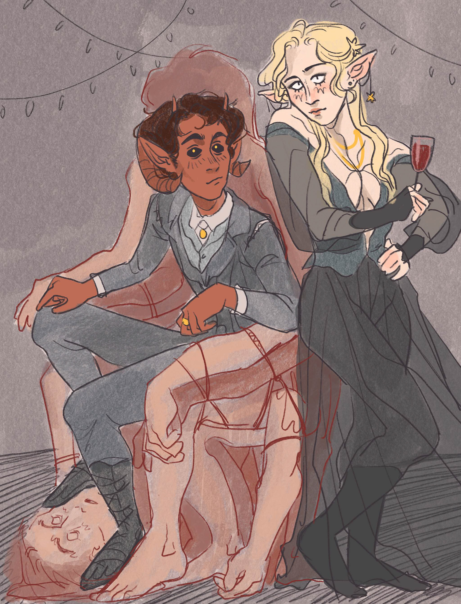 "Avlan & Mal" Procreate, 2023