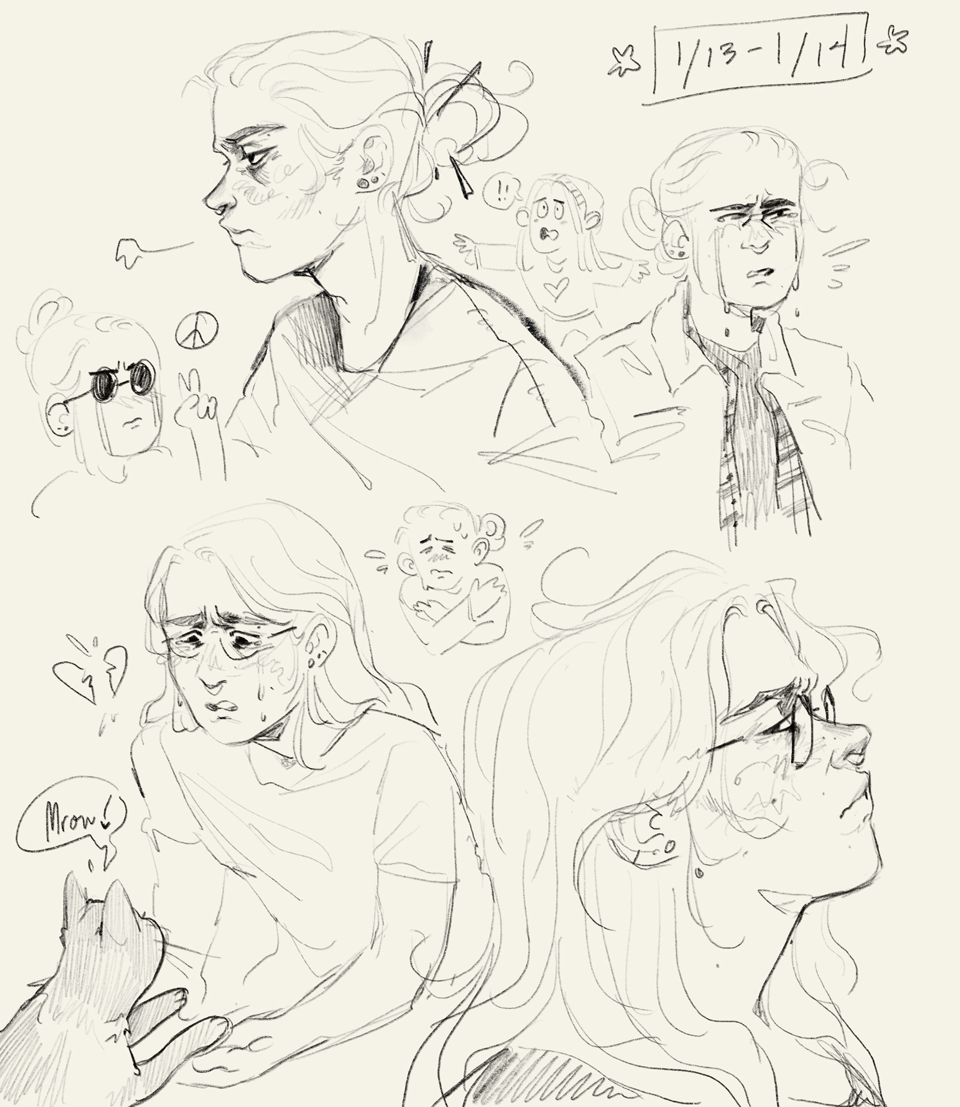 Late Night Sketches Procreate, 2023