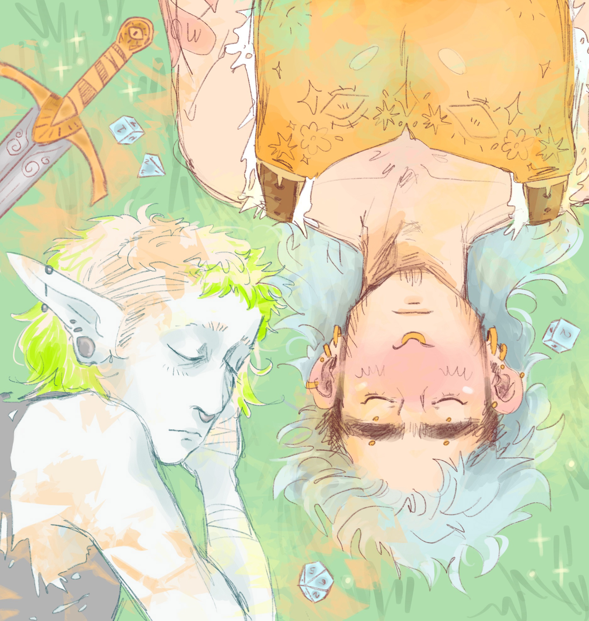 "Scott and Vinn" Procreate 2022