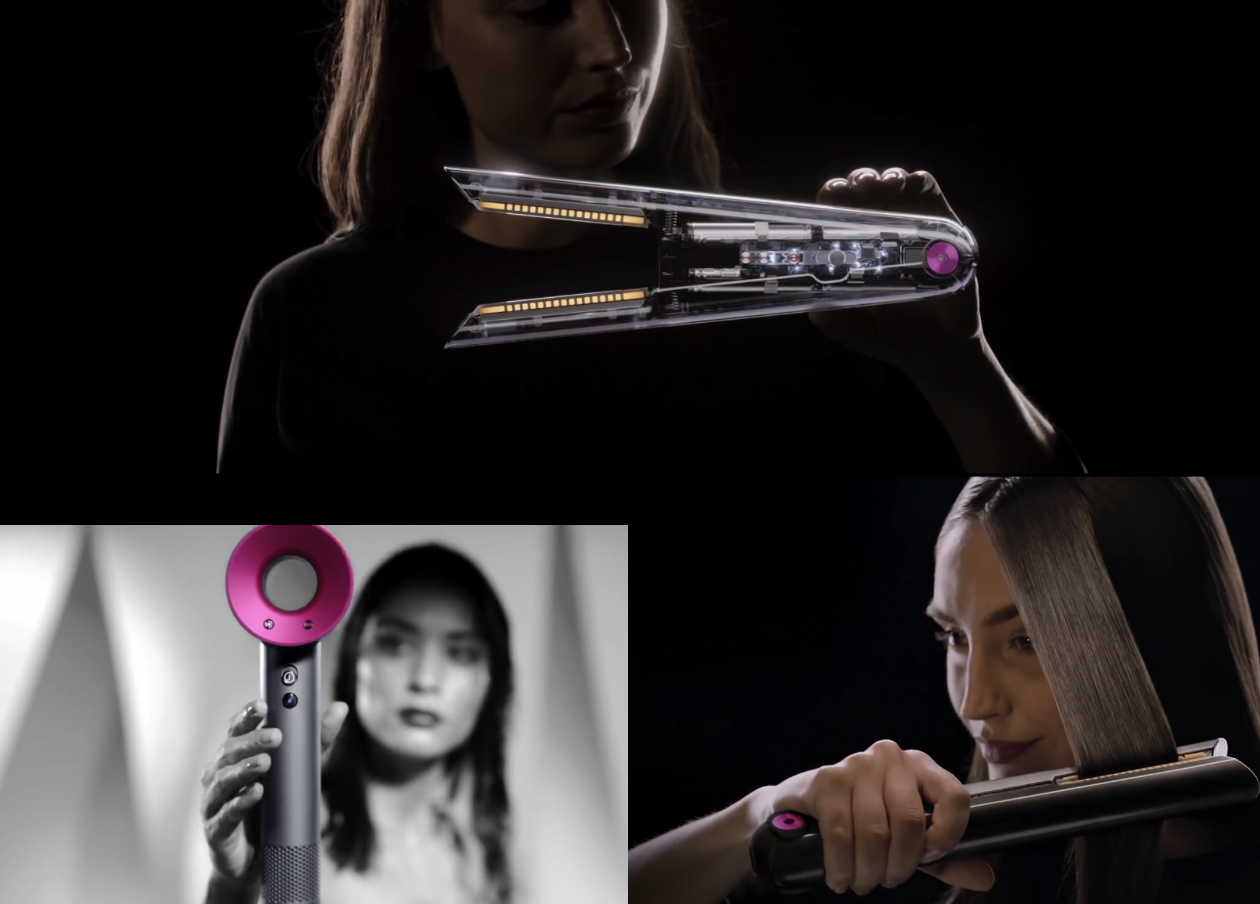 Some important references for the live-action lighting and technical treatment of how the woman reaches for the product. Bottom right is just a lighting reference.