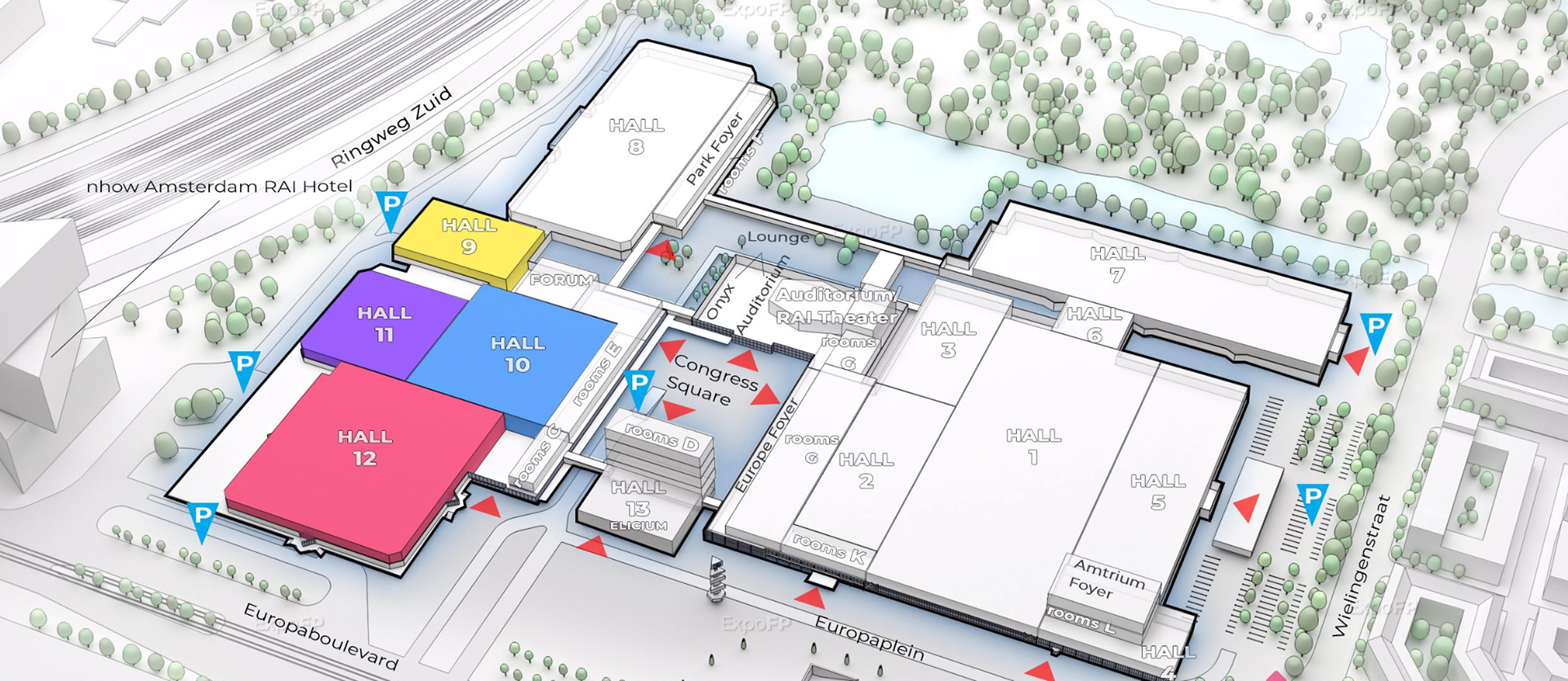 To begin the video we propose a familair exhibition map graphic to instantly contextualise the viewer