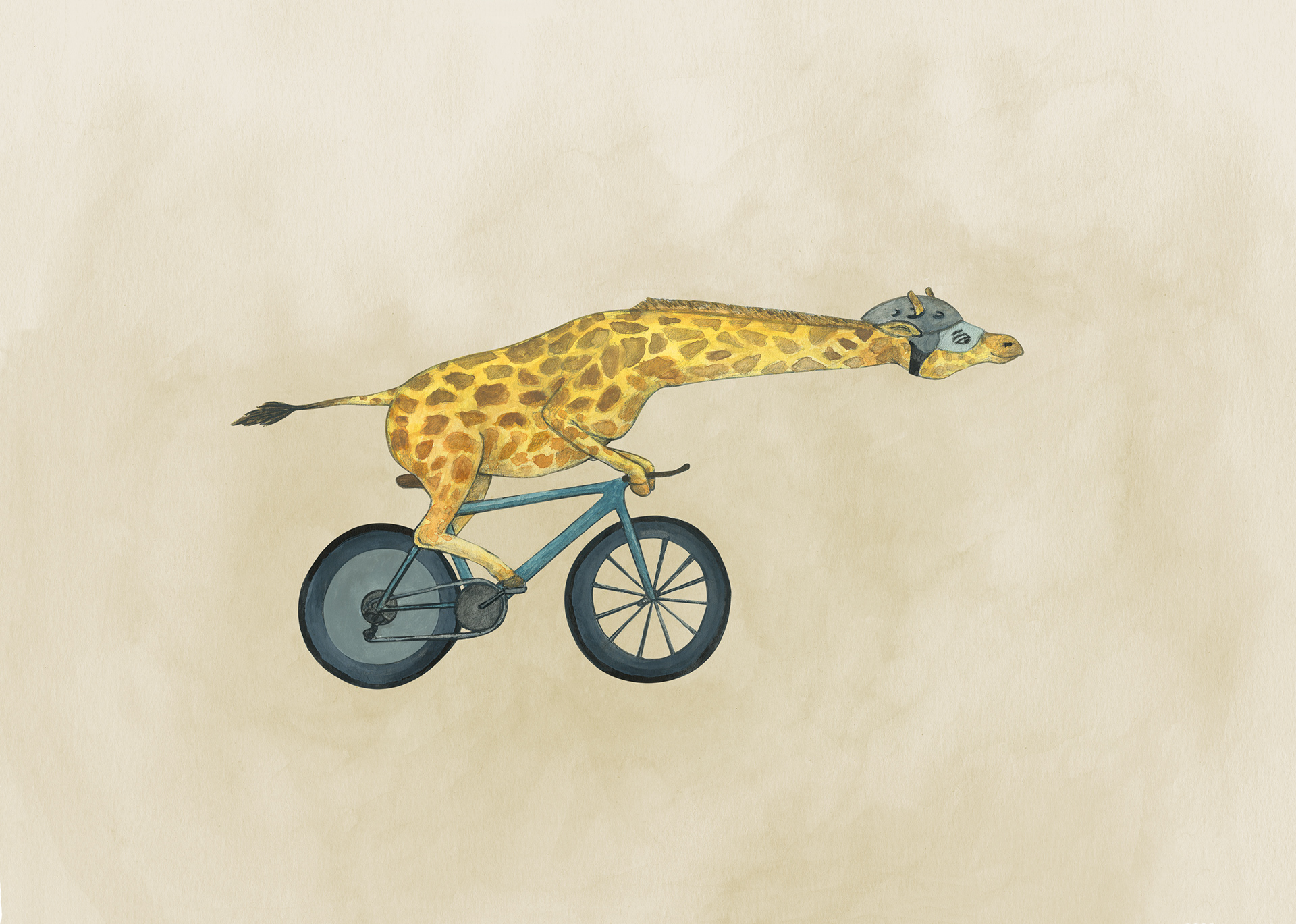 KP-18	Tempogiraffe - A4 - opplag: 50 - Pris: 300 NOK