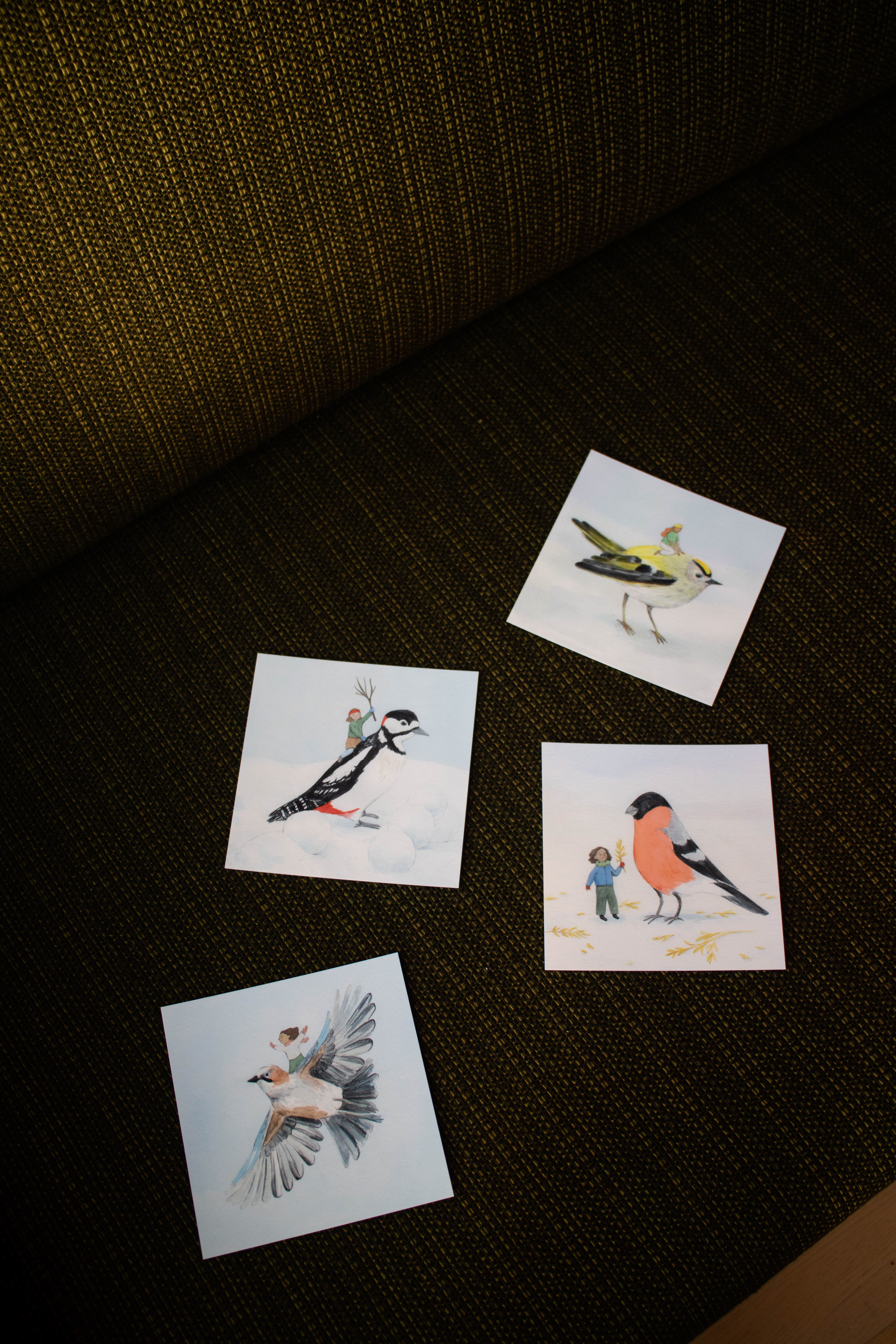 F-15 - Pakke med fire ulike kort + konvolutter - 100 NOK