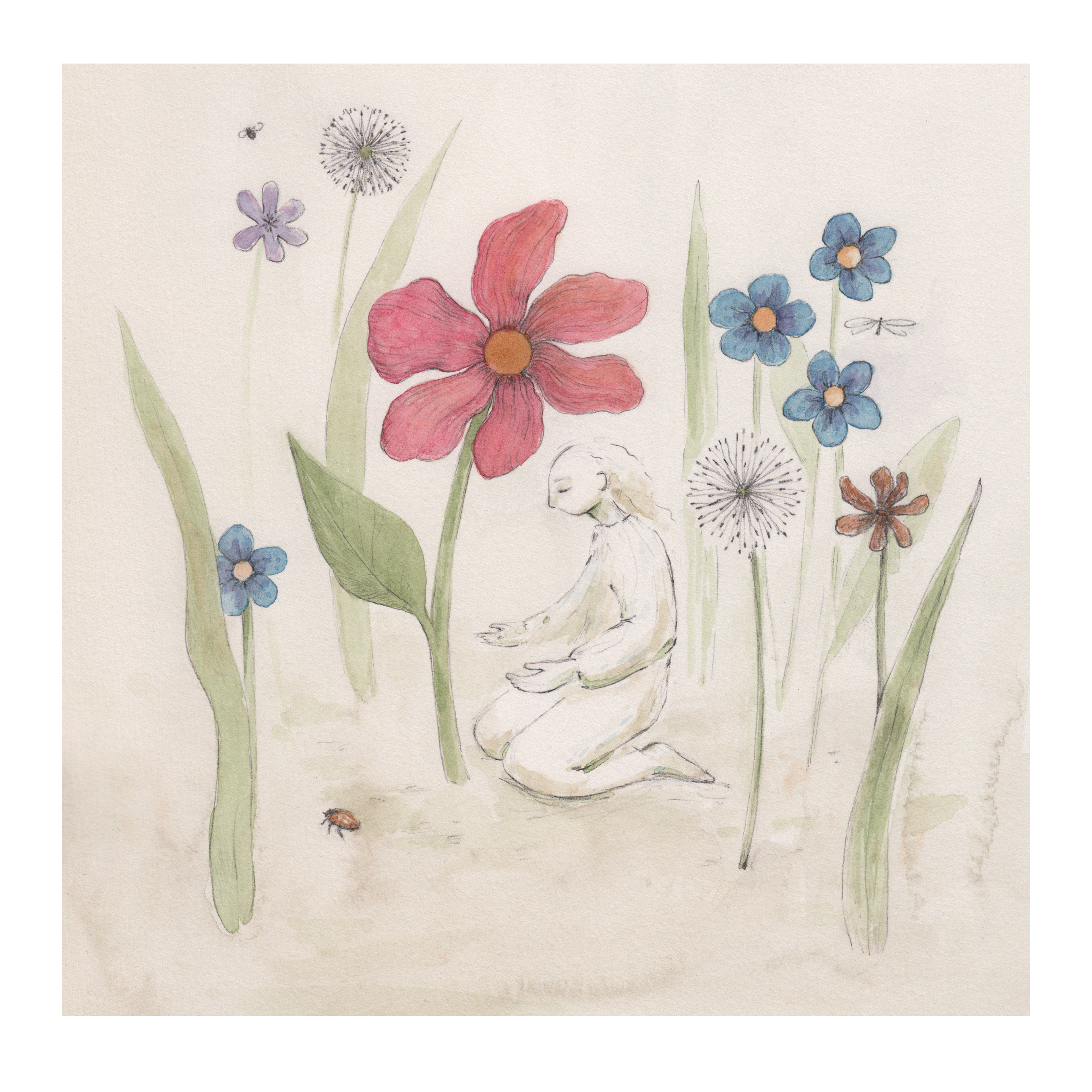 KP-14 - Stille bønn - 20x20 (inkl. hvit kant) - Opplag: 10 - Pris: 350 NOK