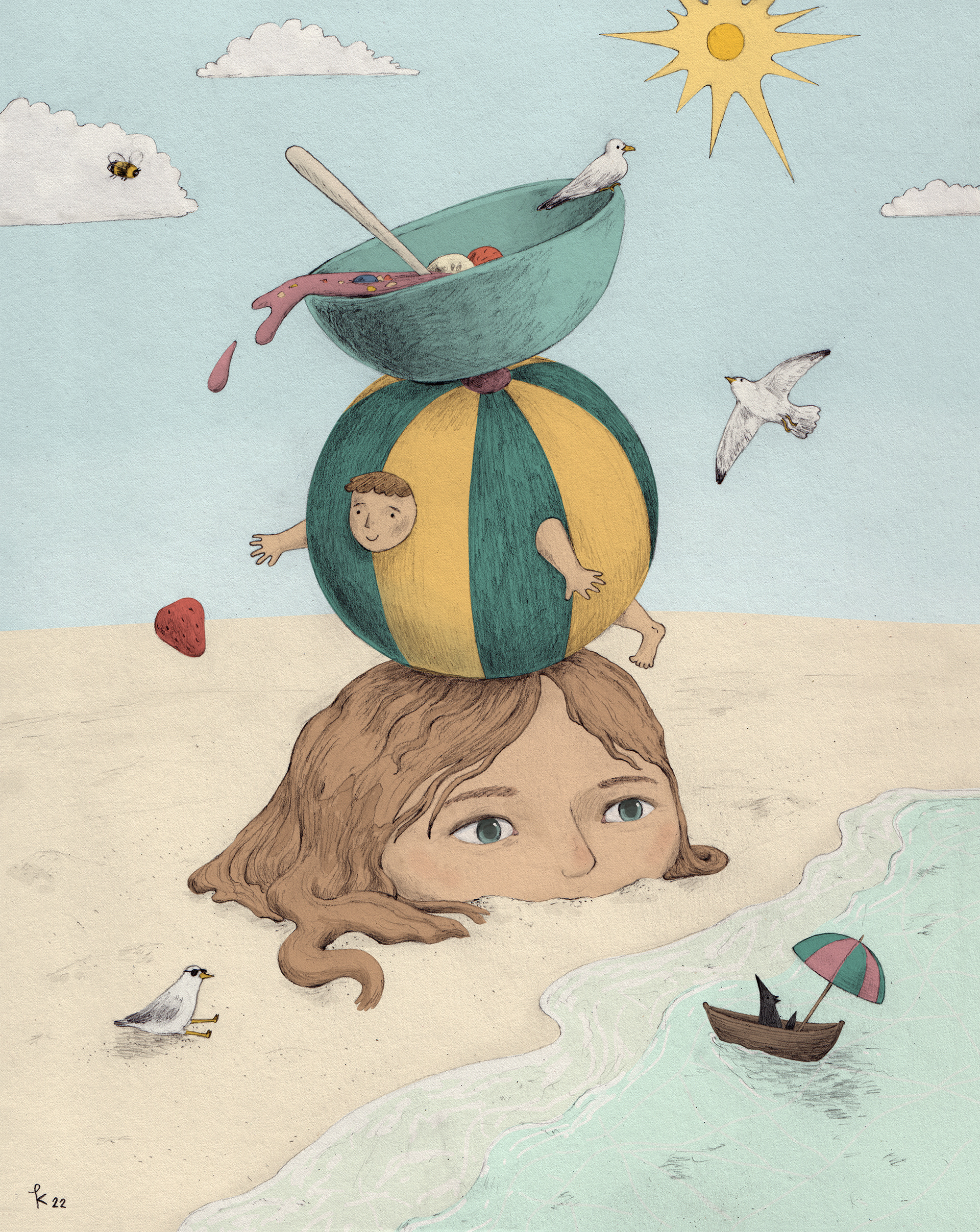 KP-16 - Sommer - 30x40 - opplag: 5 - Pris: 700 NOK og 20x25 - opplag: 20 - Pris: 450 NOK