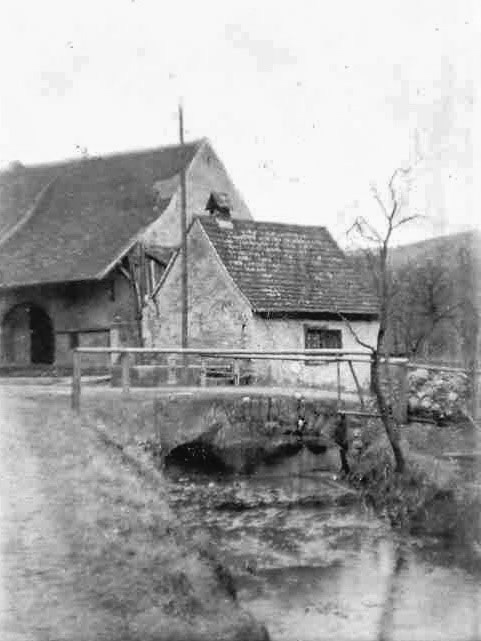 Waschhaus im Hinterdorf ca. 1900