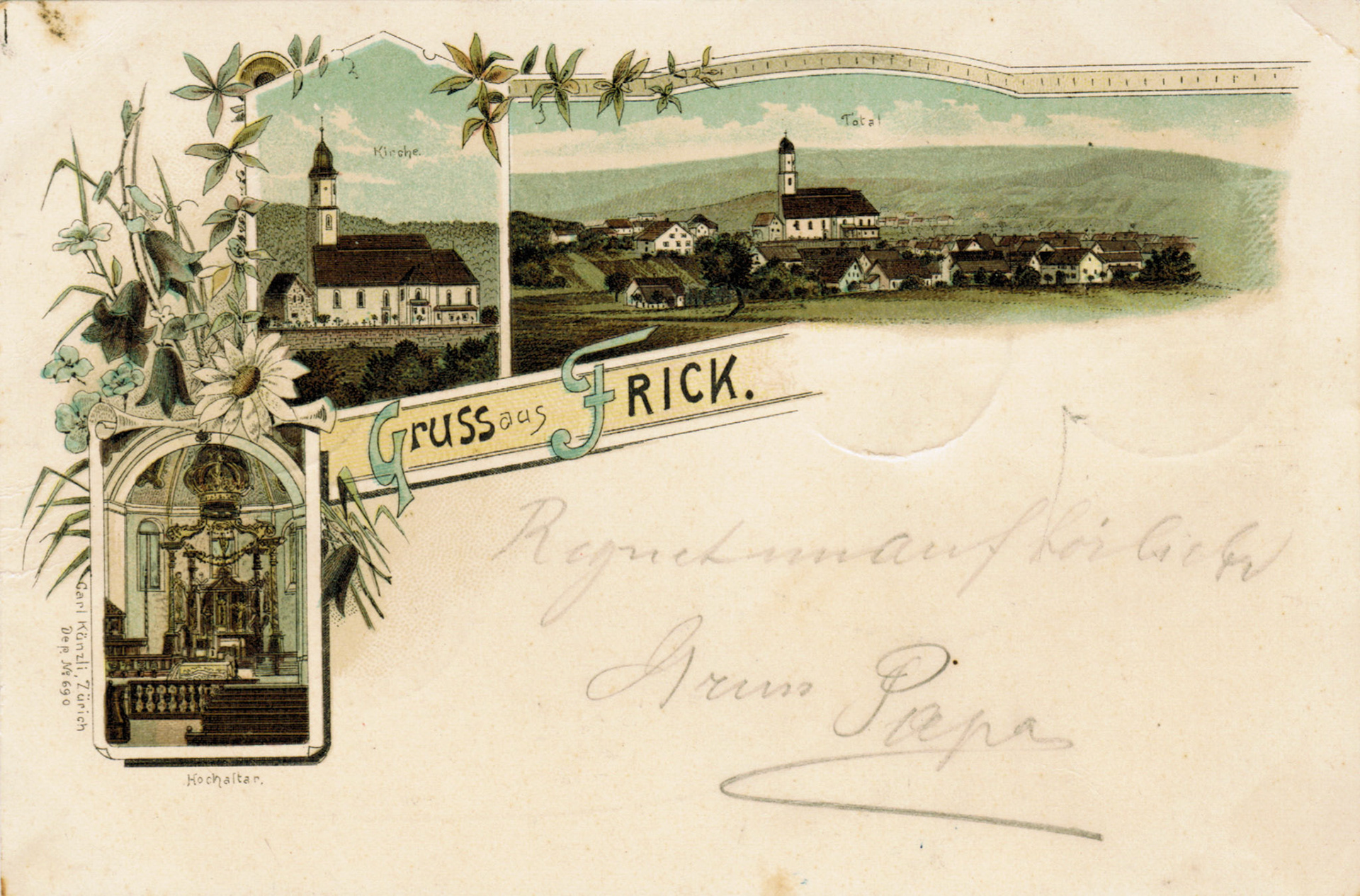 1899 Gruss aus Frick