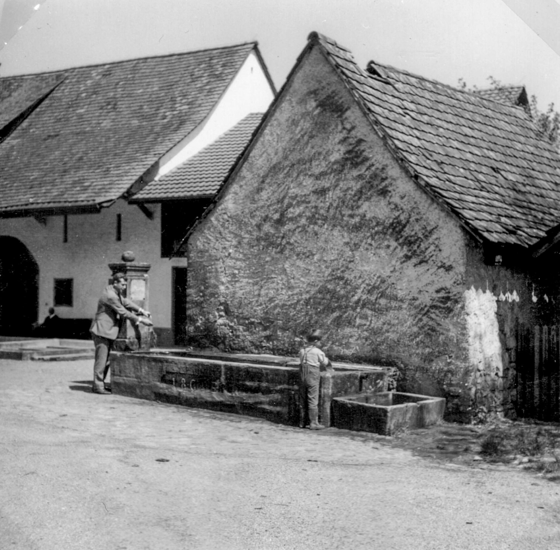 Waschhaus Hinterdorf ca. 1935