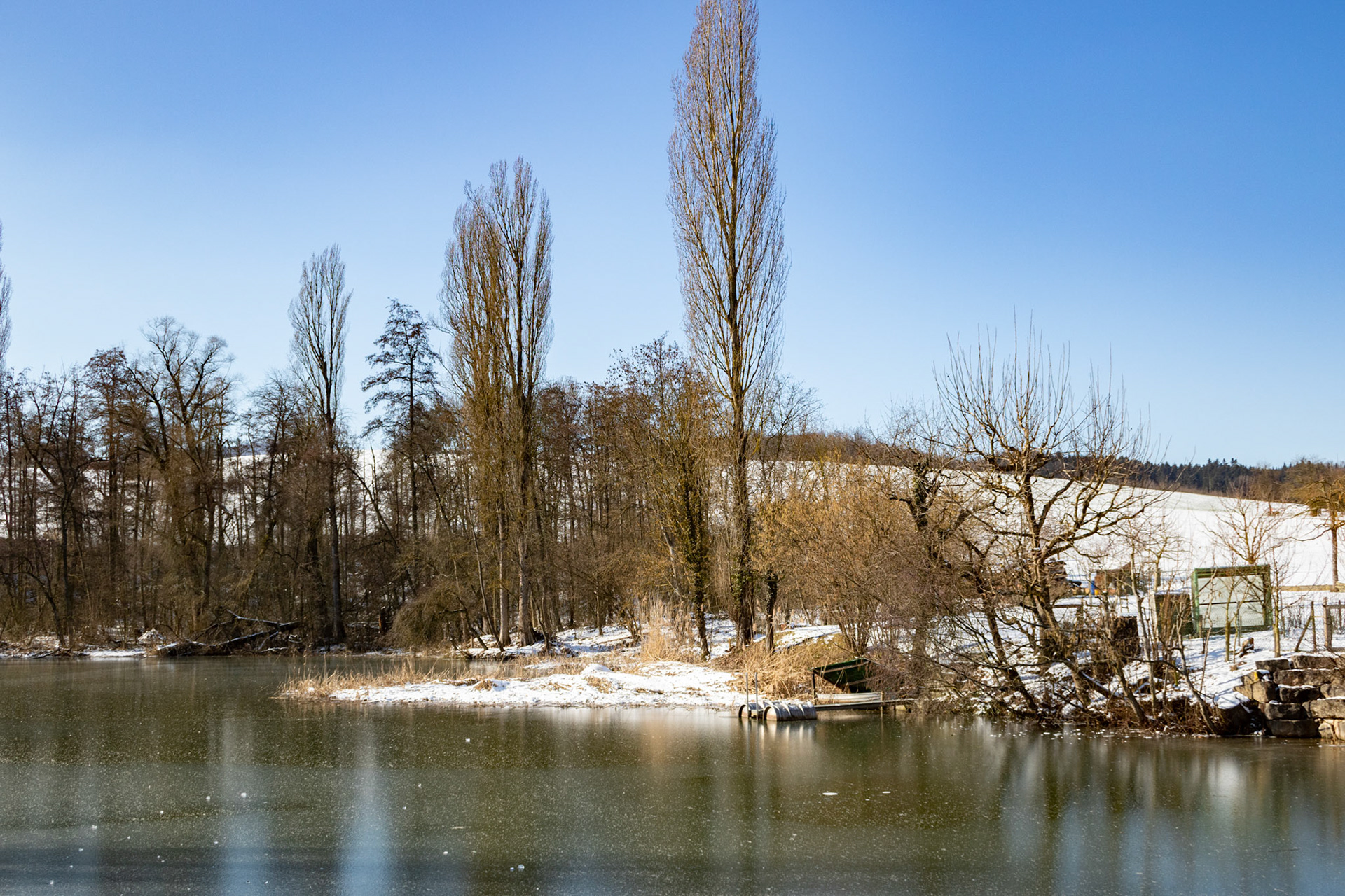 Ziegeleiweiher gefroren
