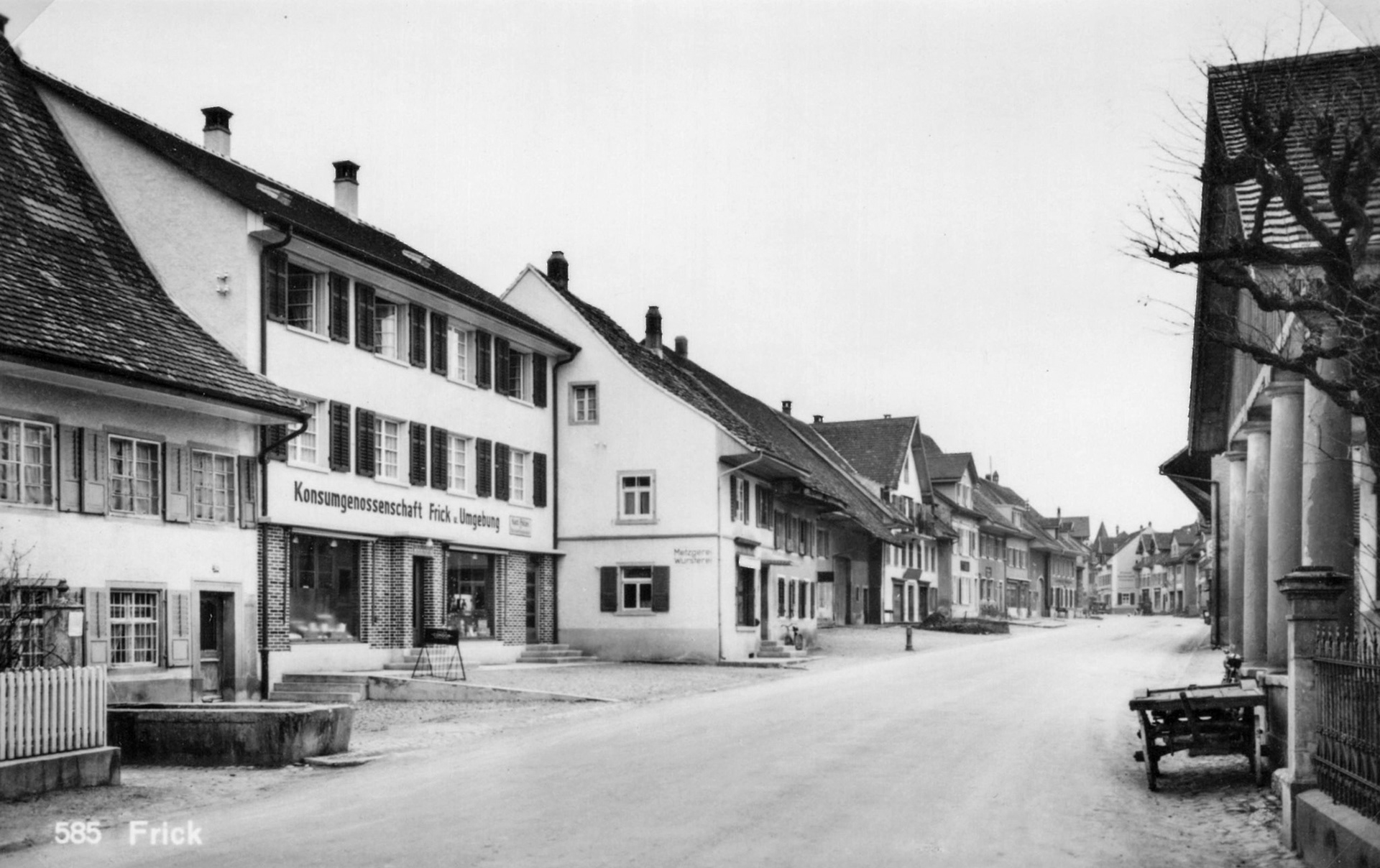 Hauptstrasse Mitteldorf ca. 1938