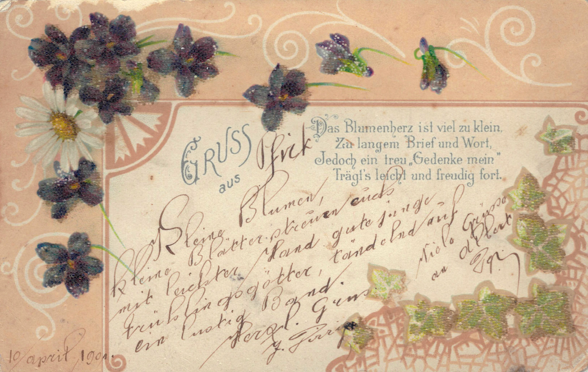 1901 Gruss aus Frick