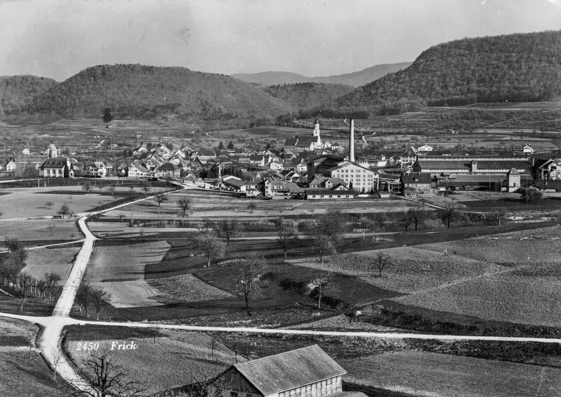 1951 Dorfansicht von Westen
