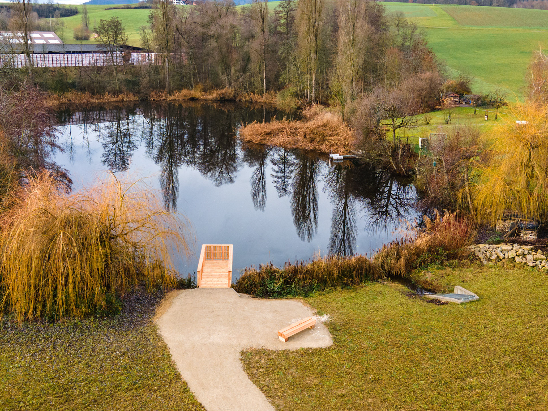 Steg Ziegeleiweiher