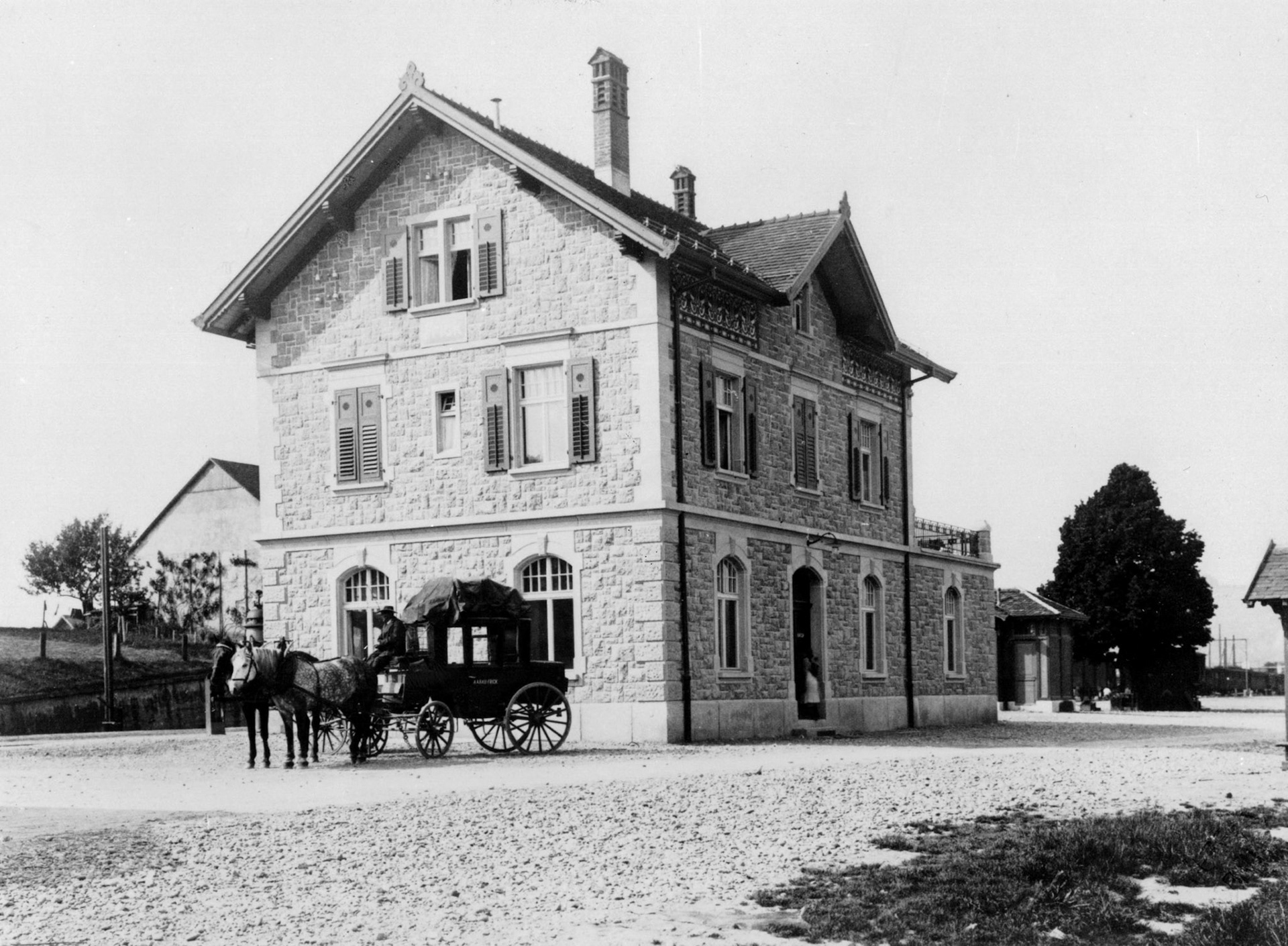 Bahnhof Frick ca. 1920