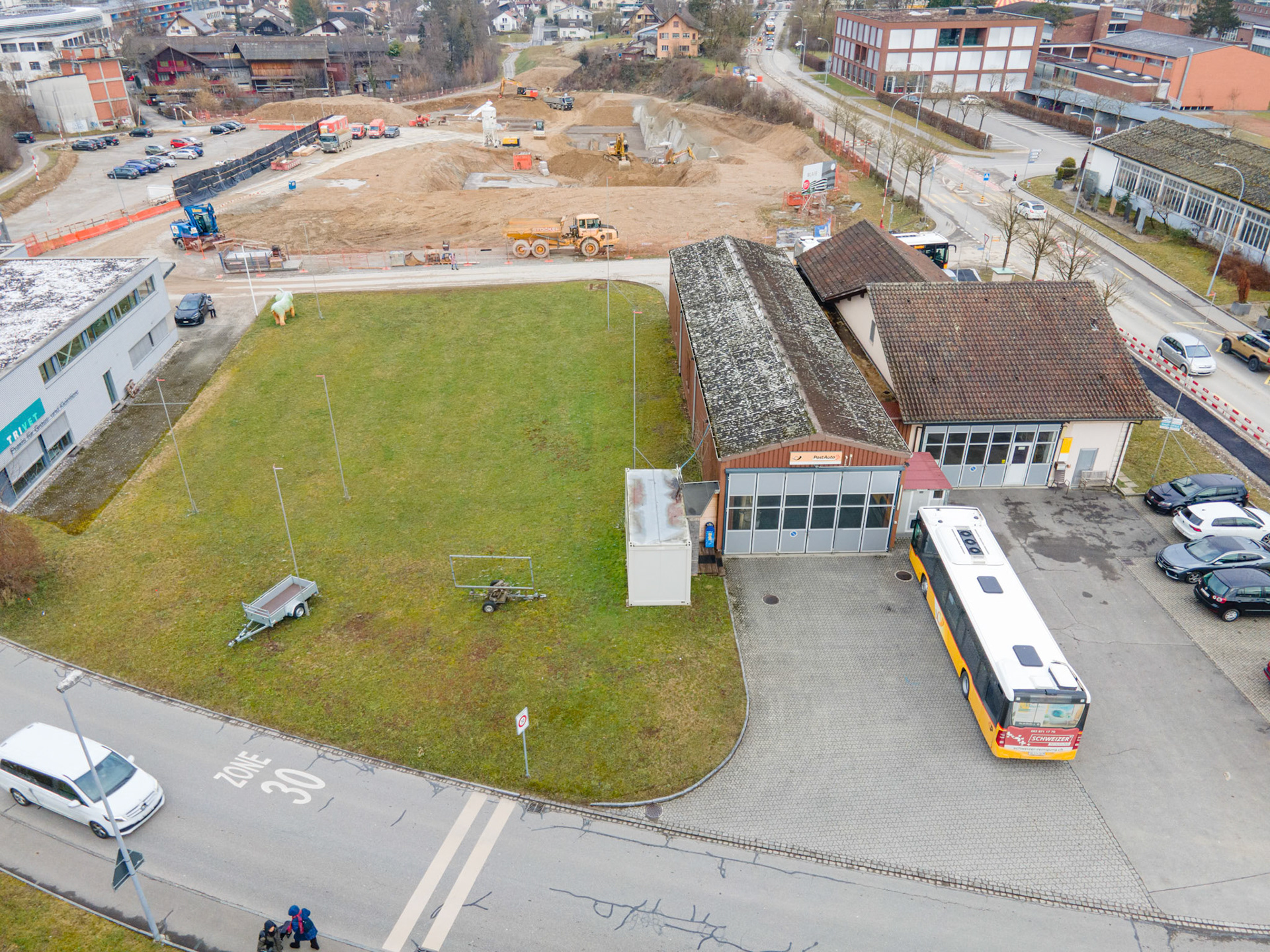 Neubau Postgarage