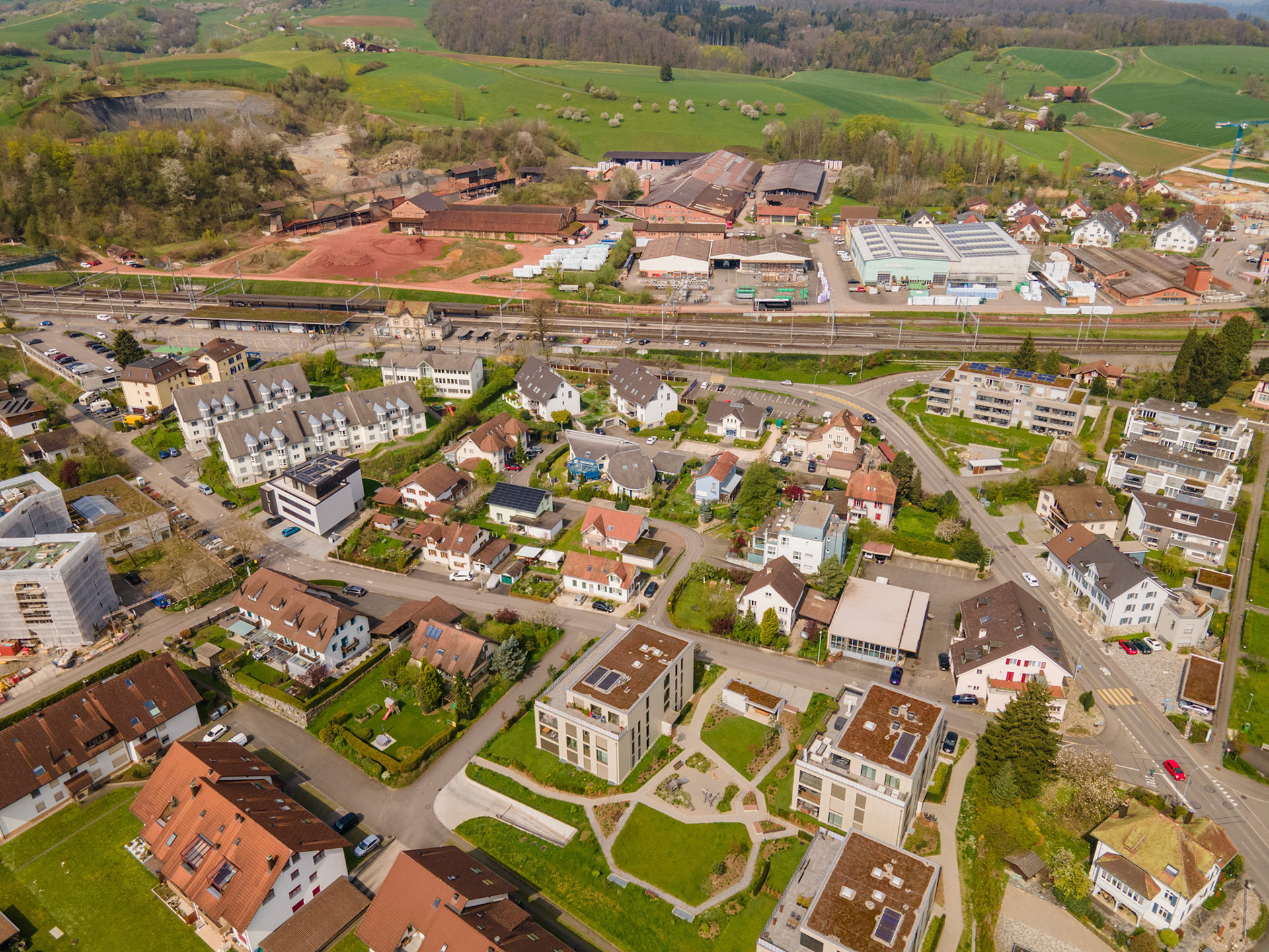 Dorfansicht Bahnhof Ziegelei