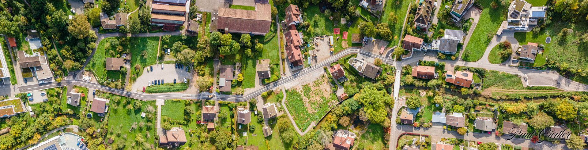 Panorama Zwidellen Strassenbau