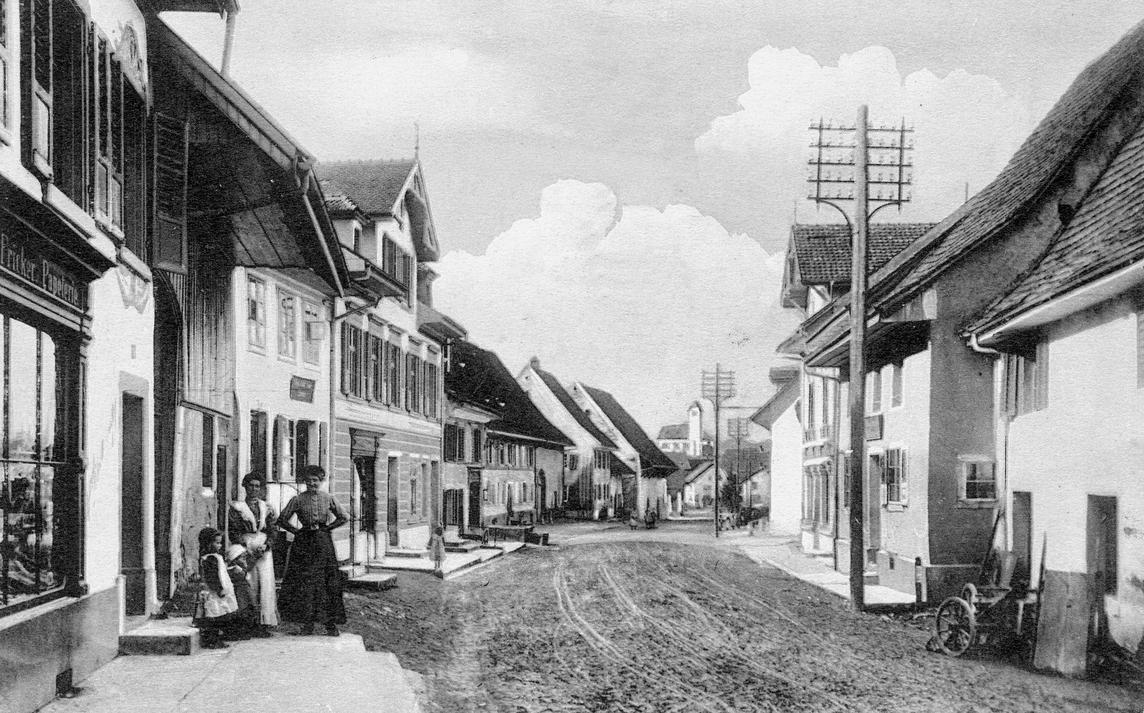 Hauptstrasse Mitteldorf 1913
