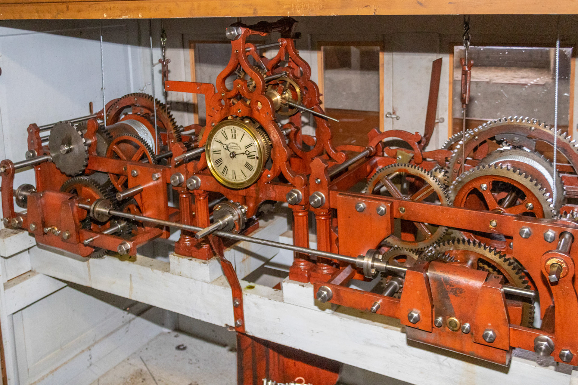 das mechanische Uhrwerk