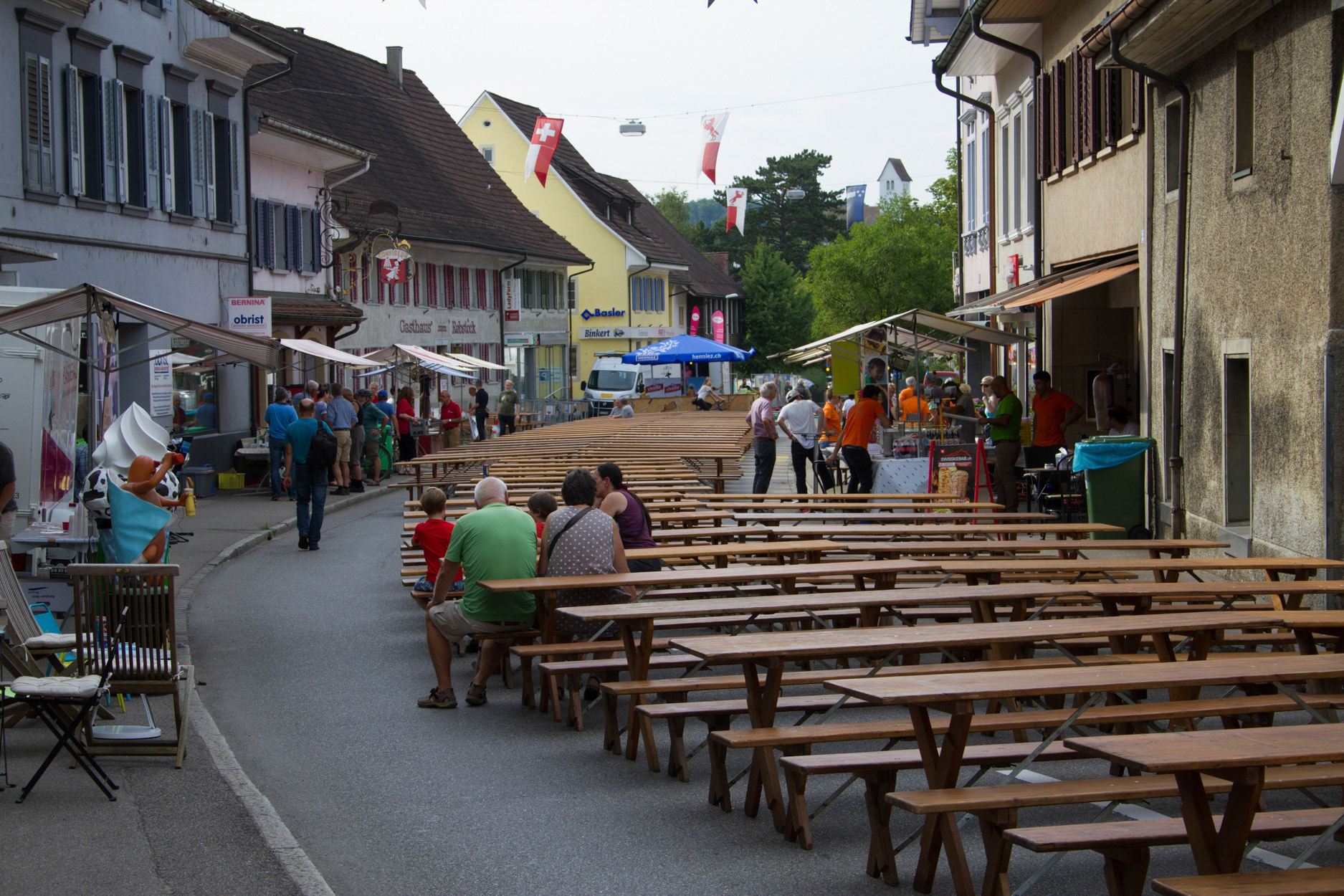 Vorbereitung Strassenfest