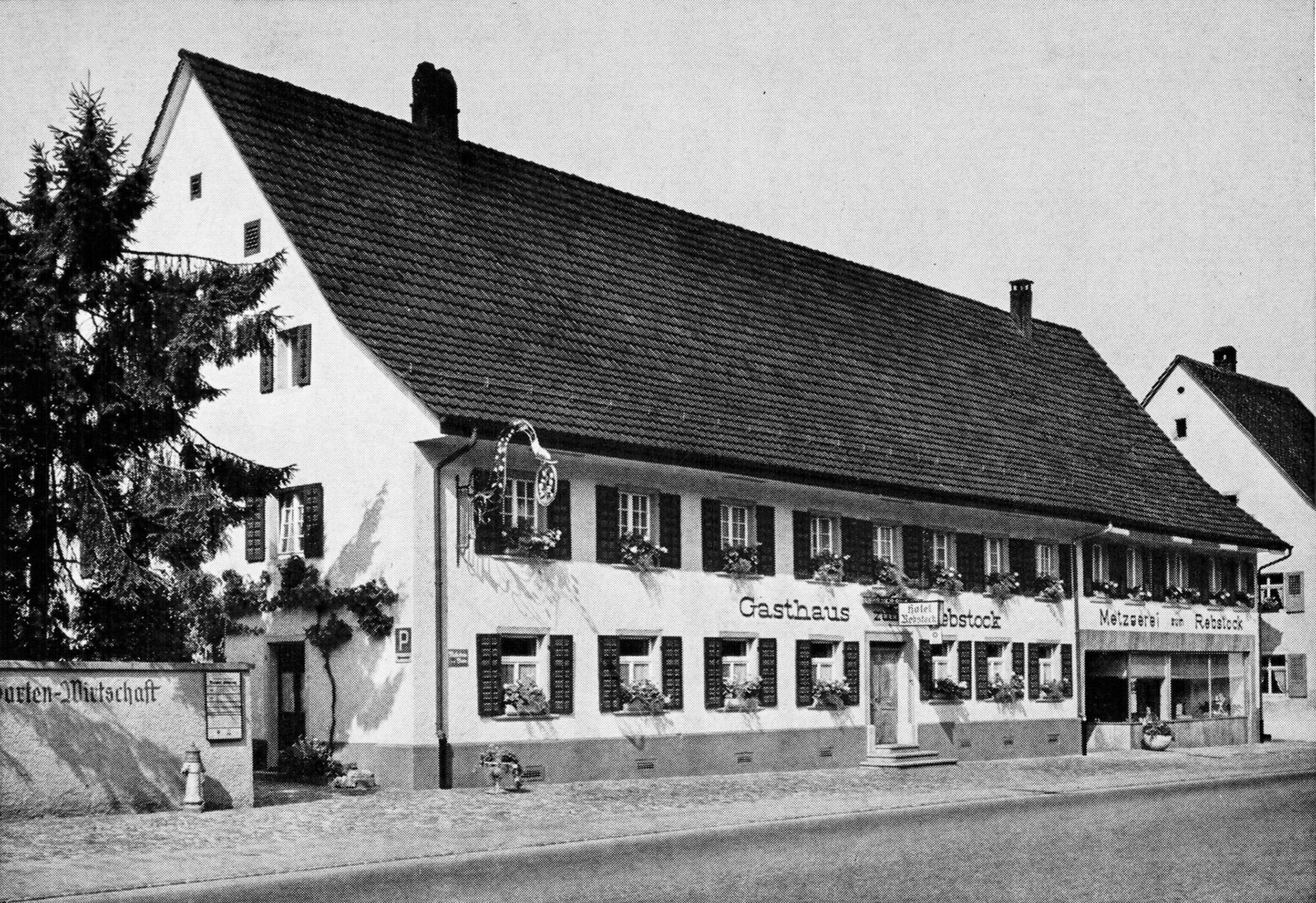 1970 Rebstock mit Metzgerei