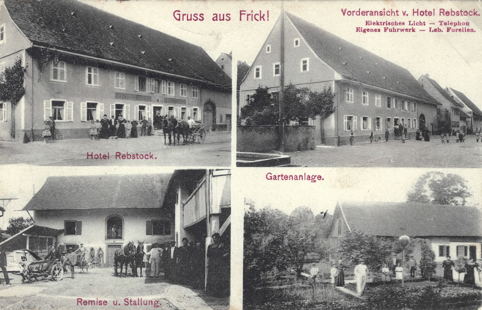 Postkarte aus dem Jahr 1909