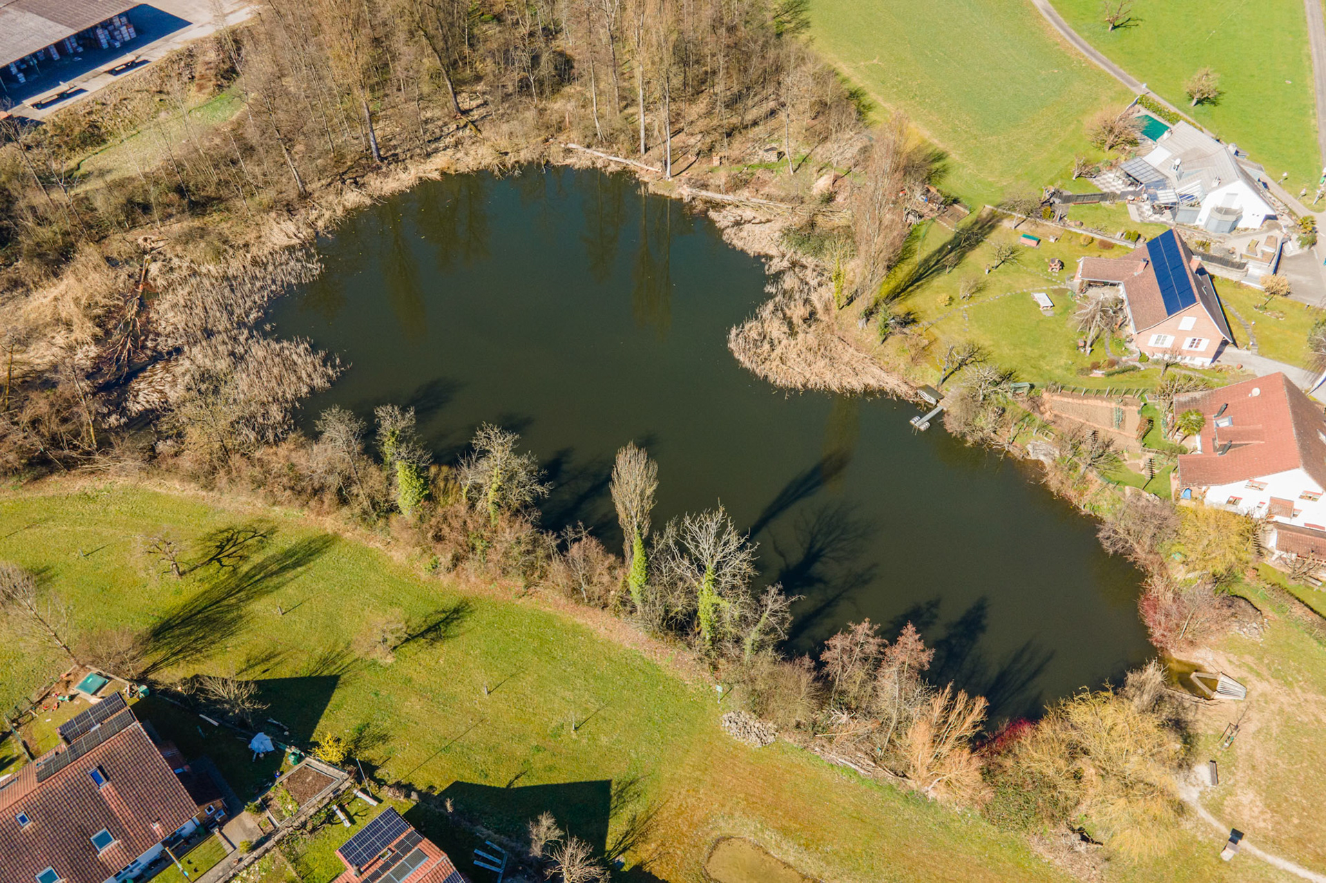 Ziegeleiweiher Drohne