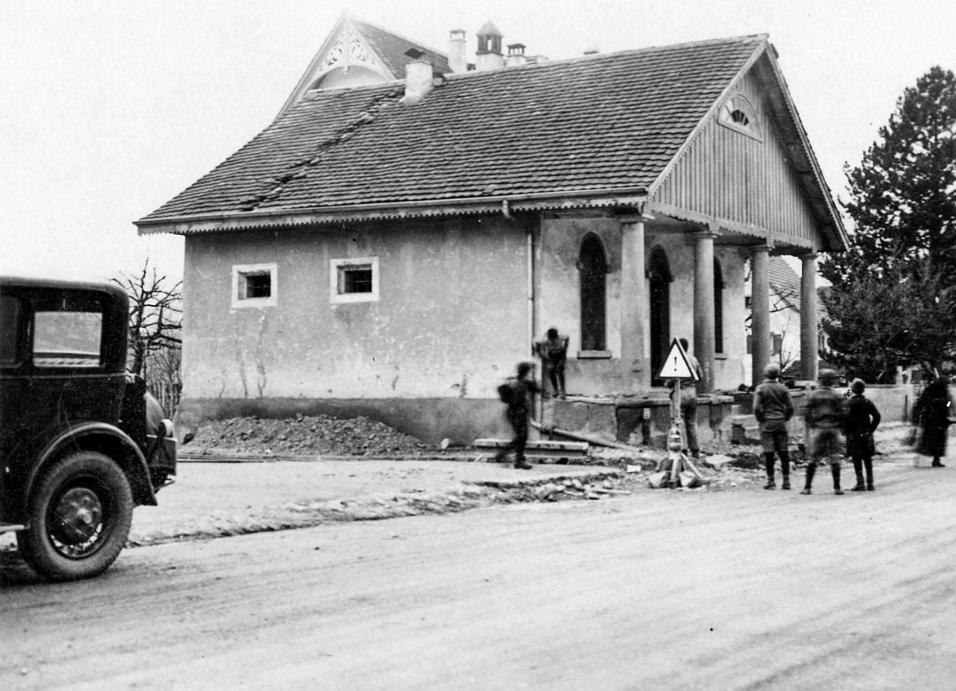 Landjägerhaus vor Abbruch 1940