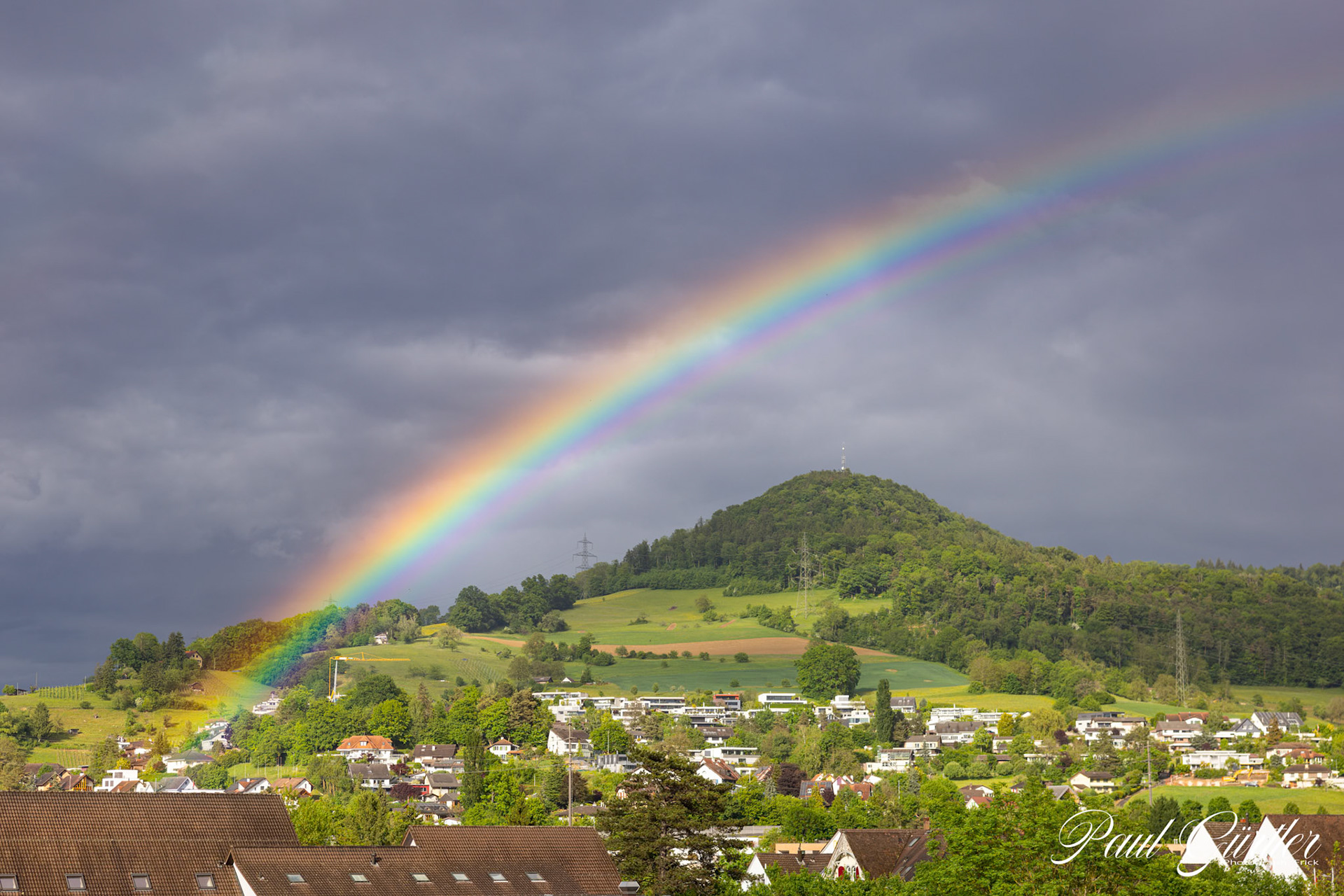 Regenbogen über Frick