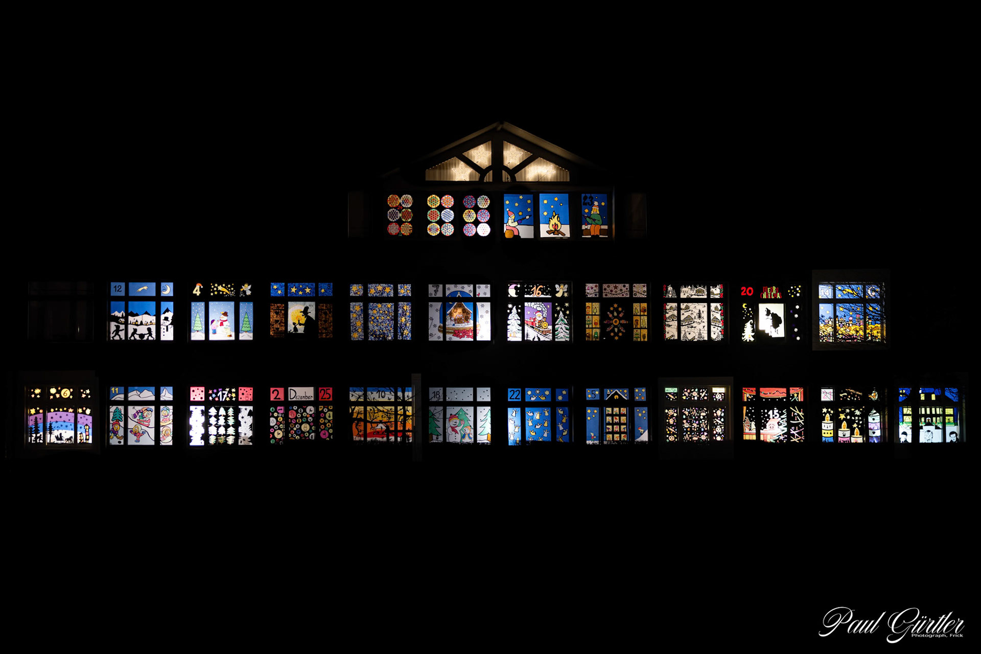 Adventskalender Schule Dorf