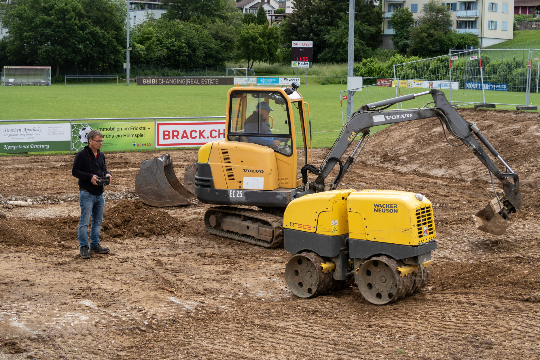 neues Clubhaus Fussballclub