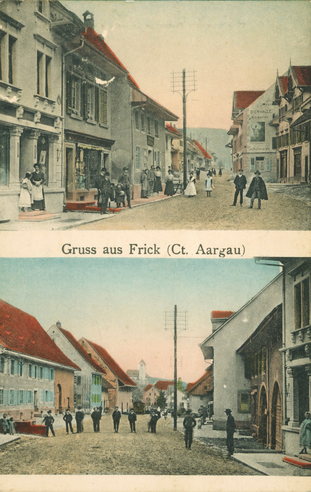 Hautpstrasse im Jahr 1910