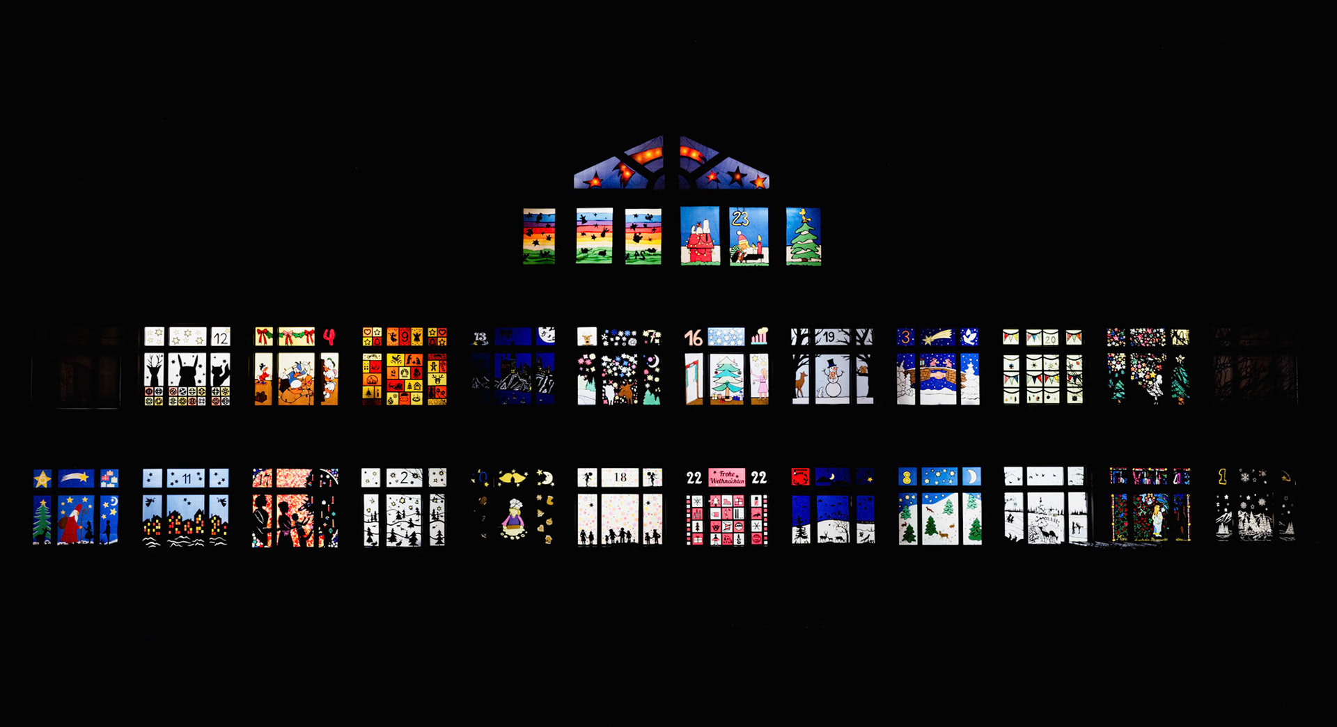 Adventskalender Schule Dorf