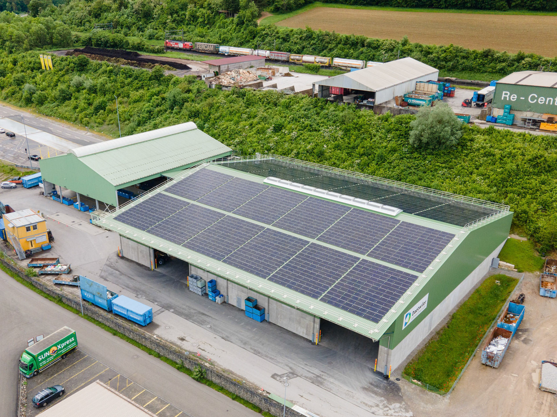Solaranlage Re-Center