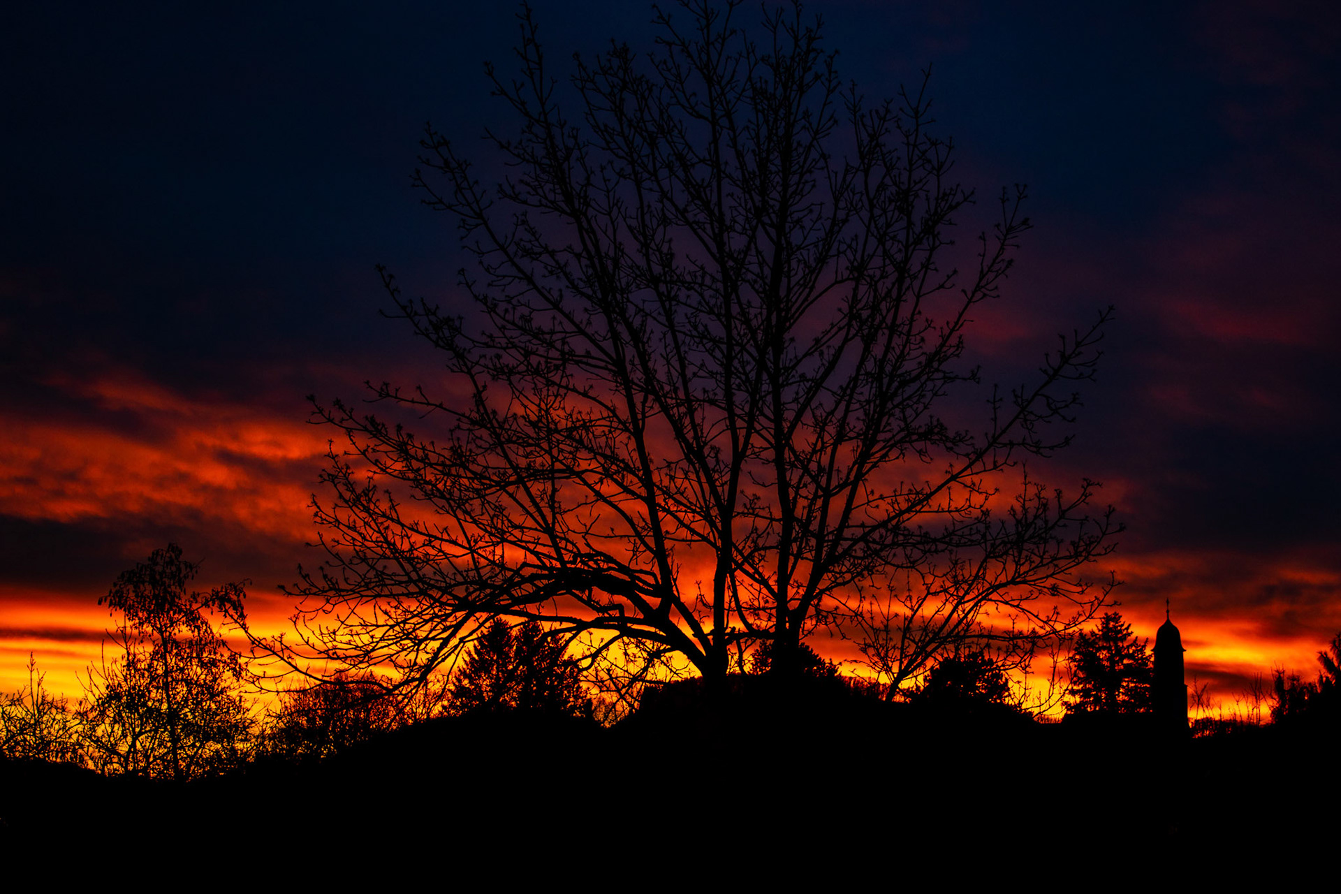 Sonnenaufgang über Frick