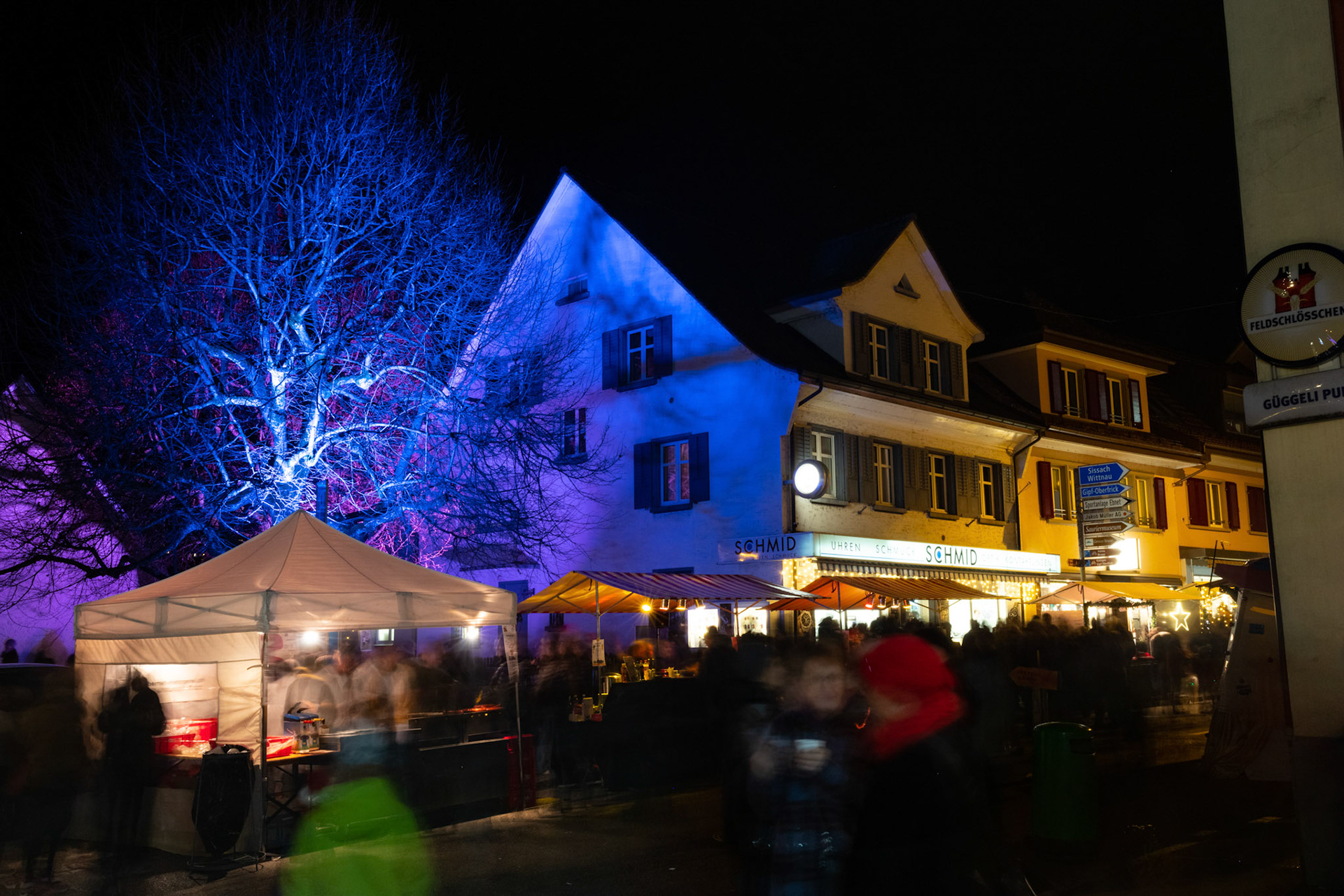 Abendstimmung am Weihnachtsmarkt