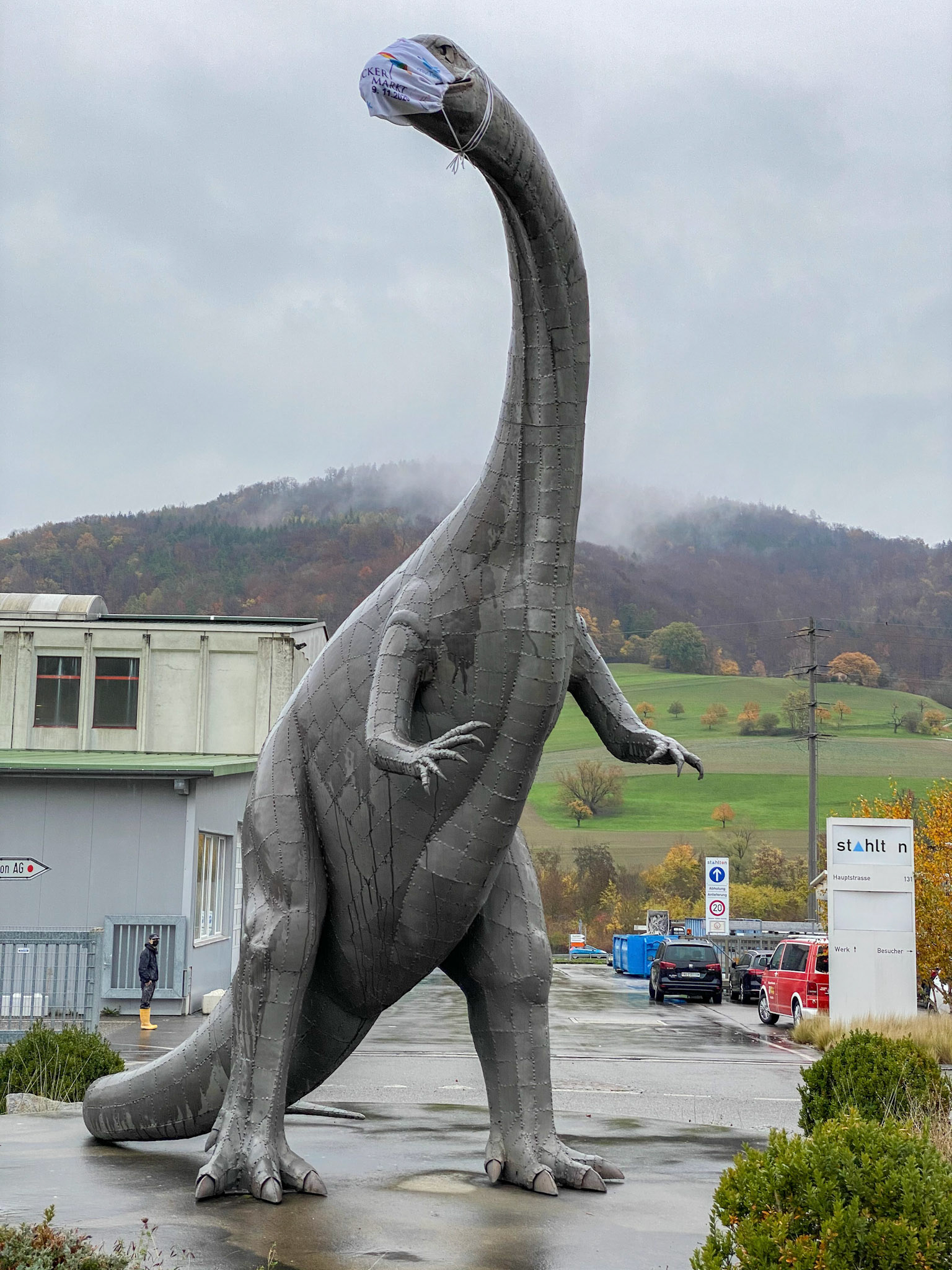 Der Dino ist geschützt