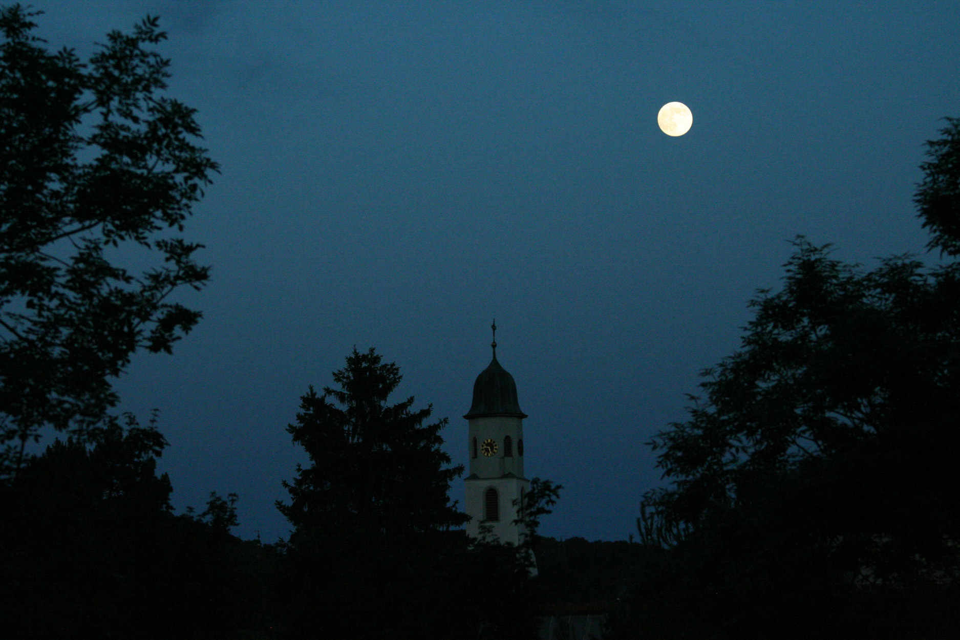 Vollmond über Frick
