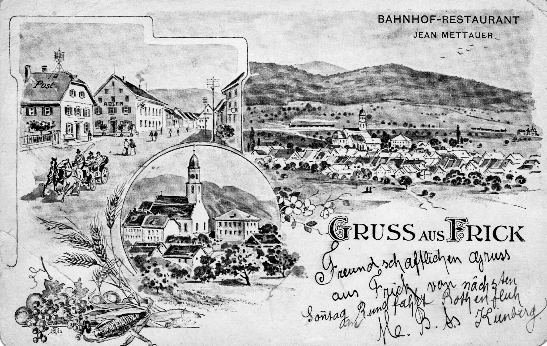 1899 Gruss aus Frick