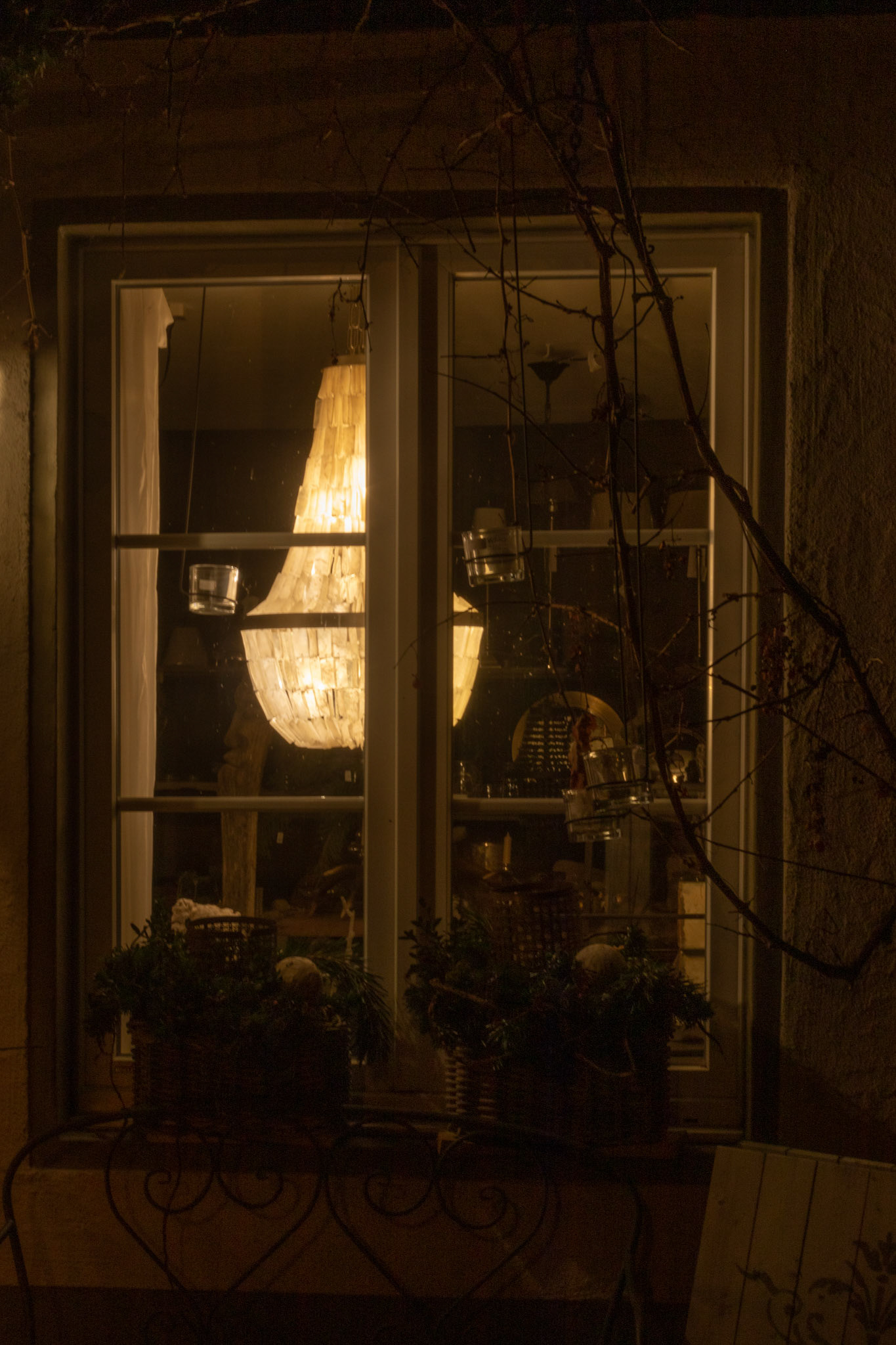 Schaufenster am Abend