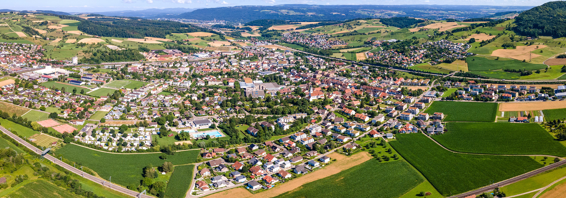 Panorama von Westen